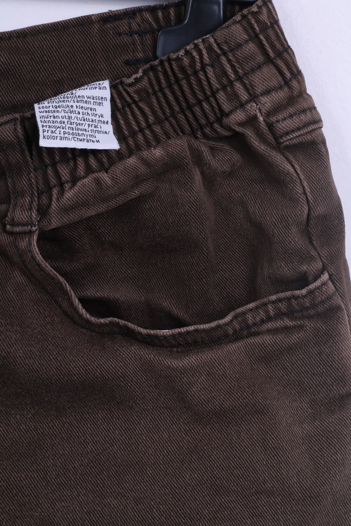 John Baner Womens 20 46 Trousers Brown Cotton Jeans Casual Pants - Image 2