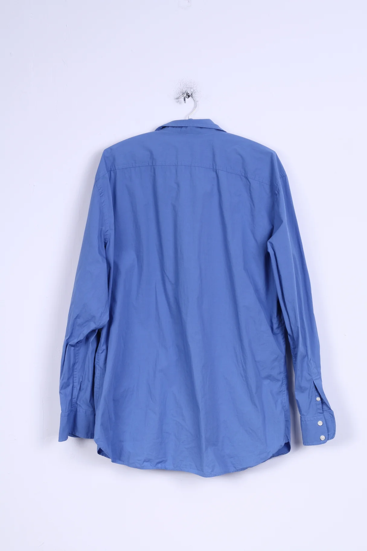 GAP Mens XL Casual Shirt Blue Cotton Stretch Long Sleeve - Image 5