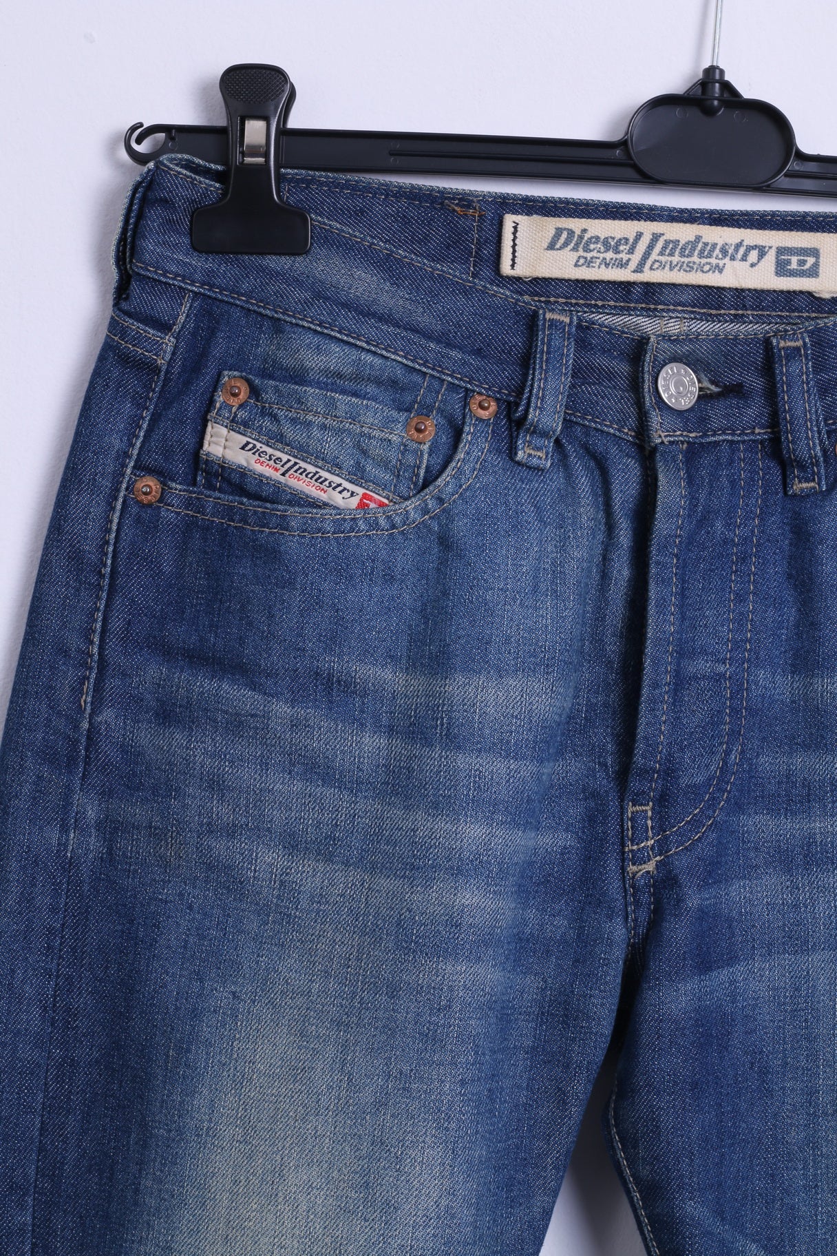 Diesel Industry Womens 26 Jeans Trousers Blue Cotton Regulated Pants Itay - Image 2