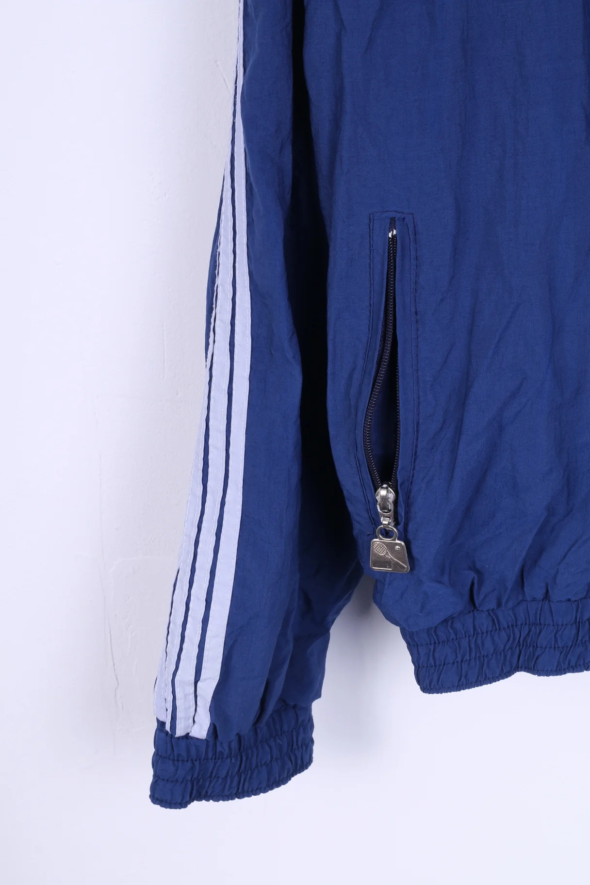 Autentic Sport Mens XXL Track Top Jacket Retro Blue Tennis Sport - Image 2