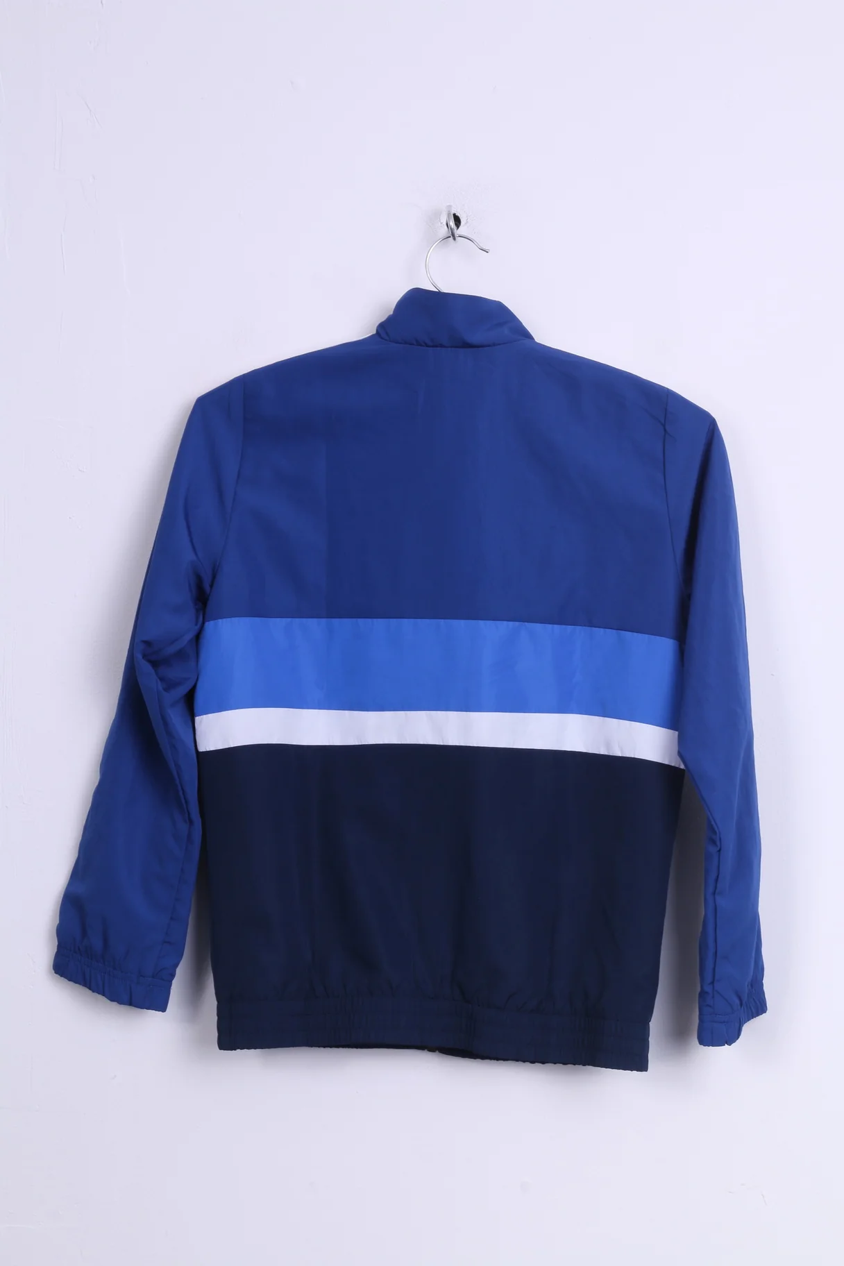 Adidas Boys 10-12 Age Track Top Jacket Blue Zip Up Lightweight Sport - Image 5