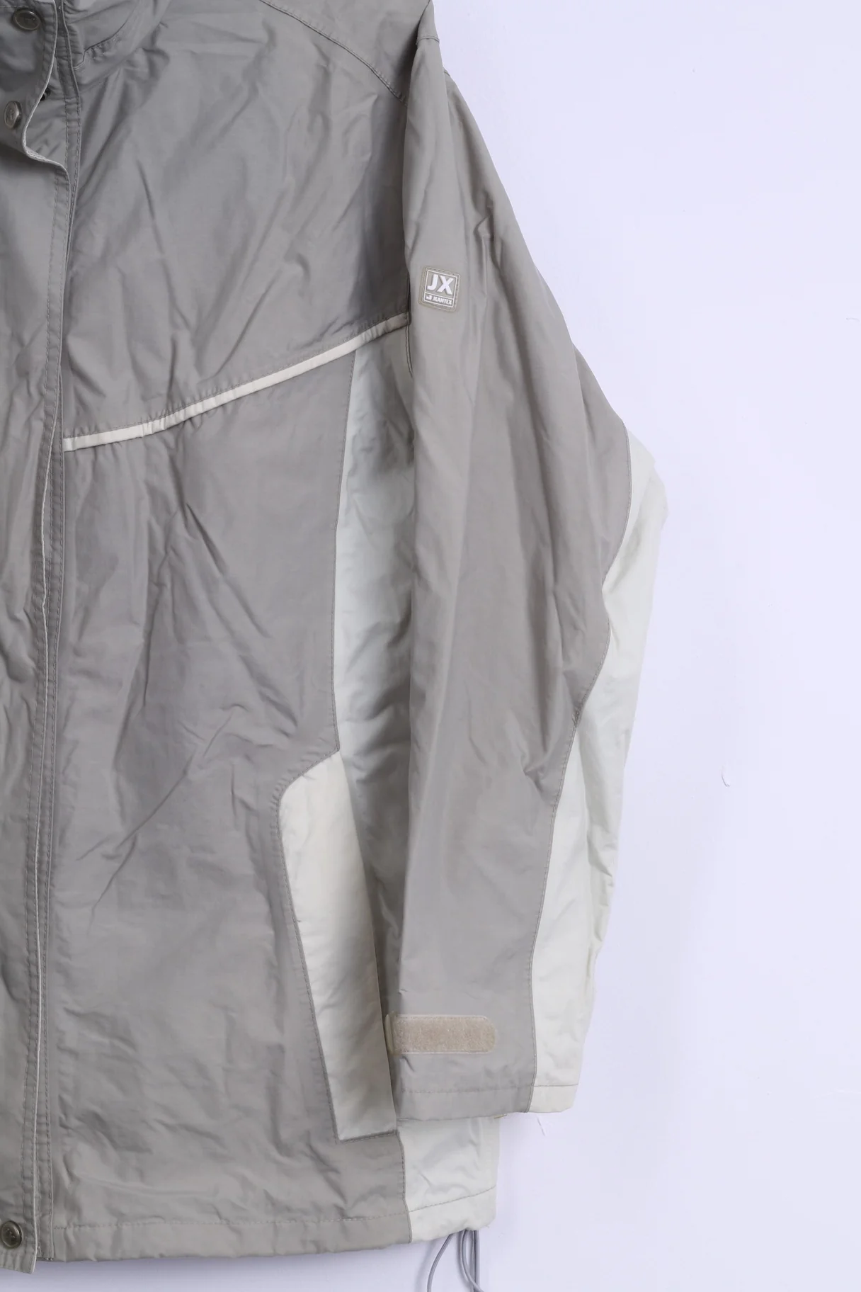 Jeantex Womens 40 M Jacket Beige Nylon Waterproof T 3000 Breathable Outdoor - Image 3