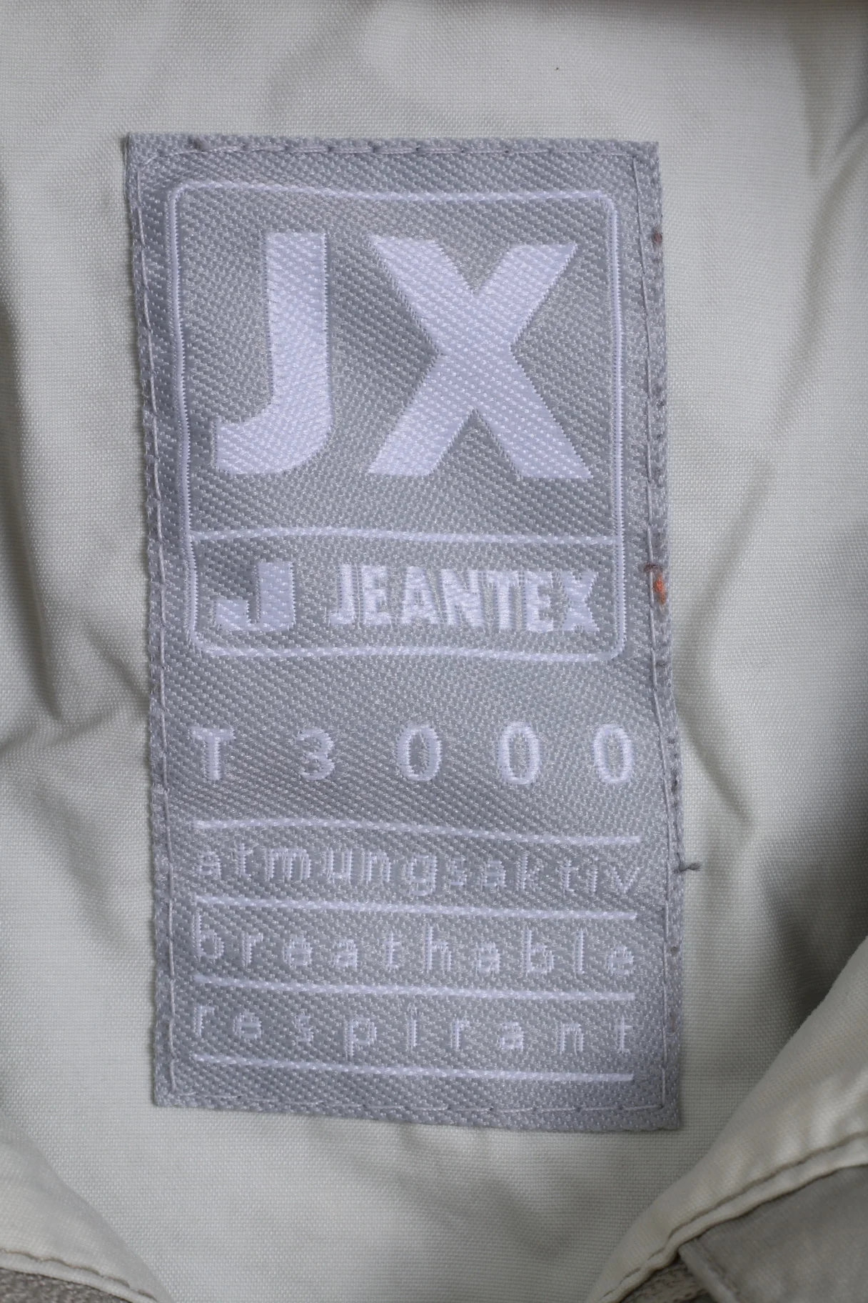Jeantex Womens 40 M Jacket Beige Nylon Waterproof T 3000 Breathable Outdoor - Image 6