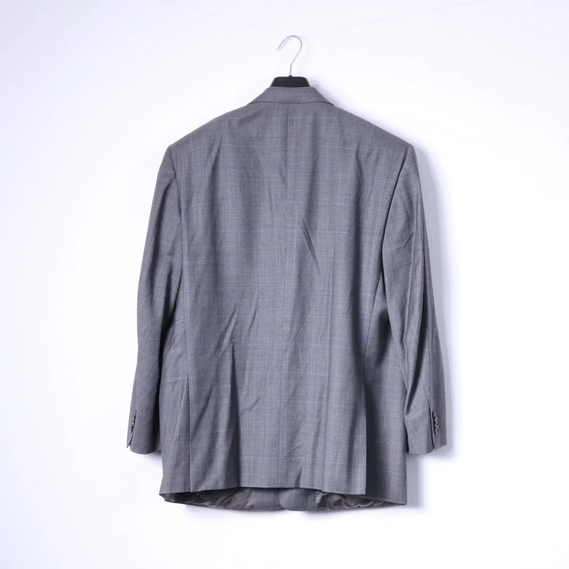 Corneliani Men 29 48 Blazer Grey Wool Super120s Extrafine Merinos Italy Jacket - Image 8
