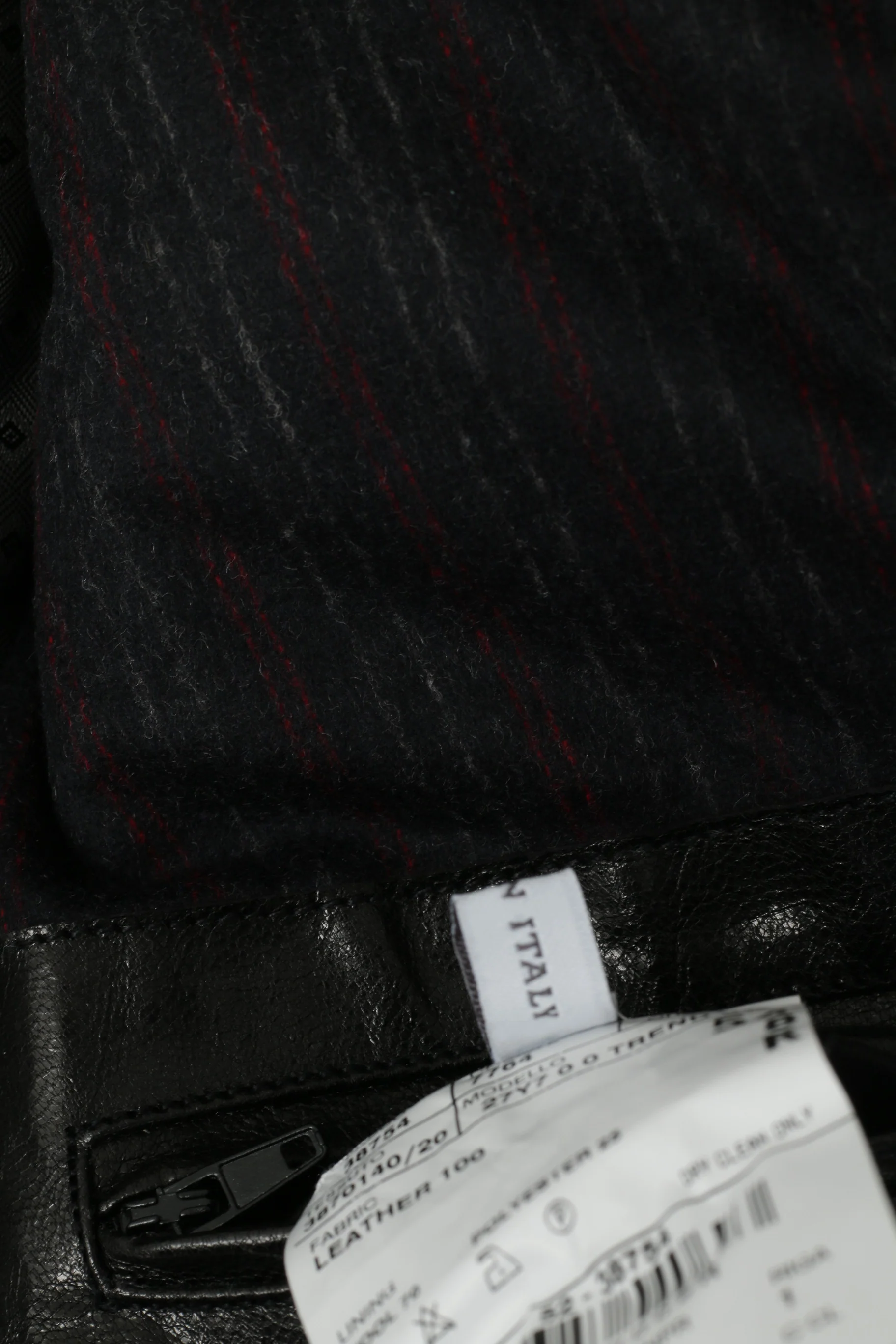 Corneliani Men 54 XL Coat Black Soft Leather Double-Breasted Made in Italy - Image 8