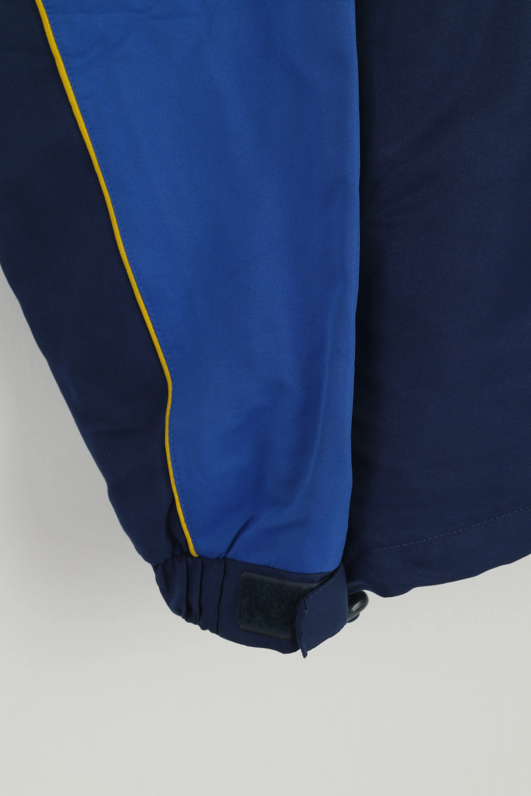 Cotton Traders Men XXL Pullover Jacket Navy Durham Cricket Vintage Hidden Hood Top - Image 4