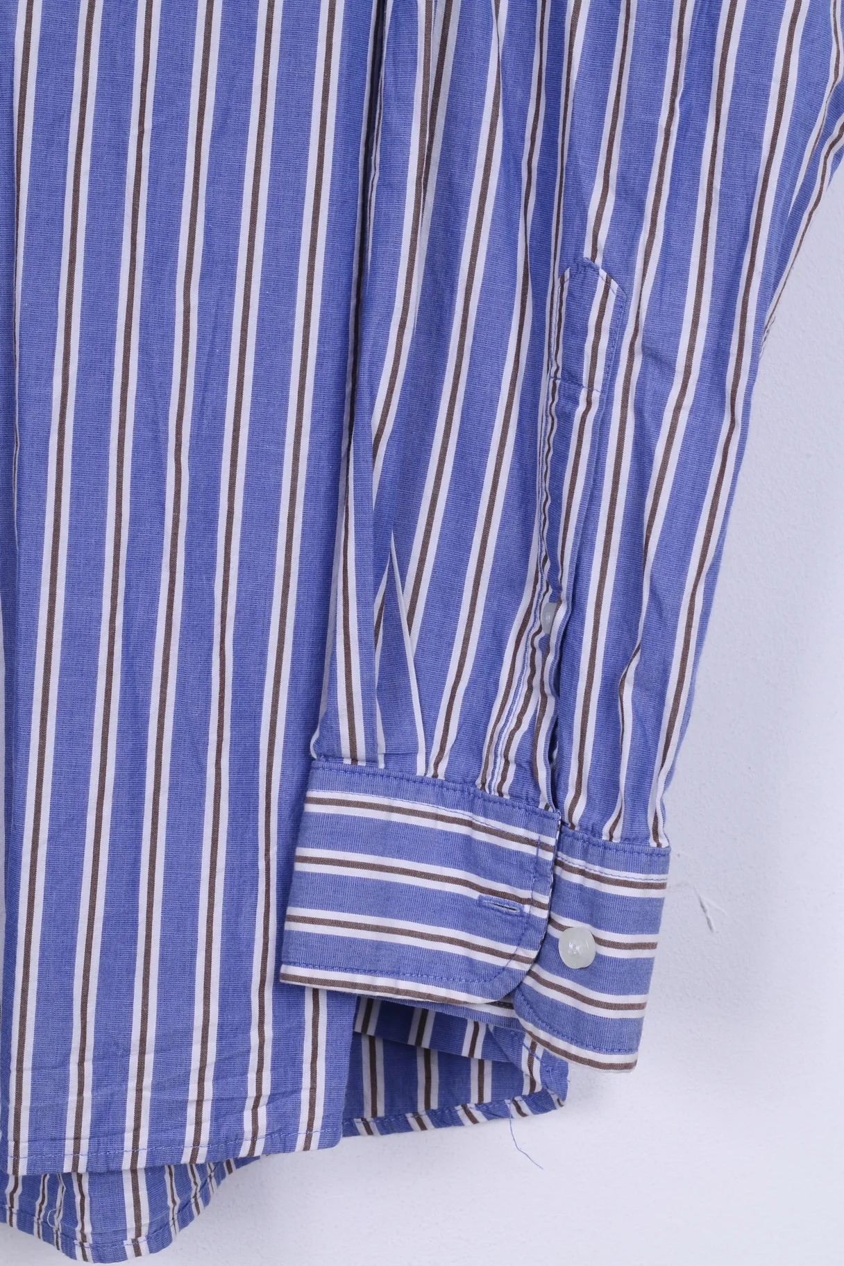 Cotton Traders Mens XL Casual Shirt Button Down Collar Striped - Image 3