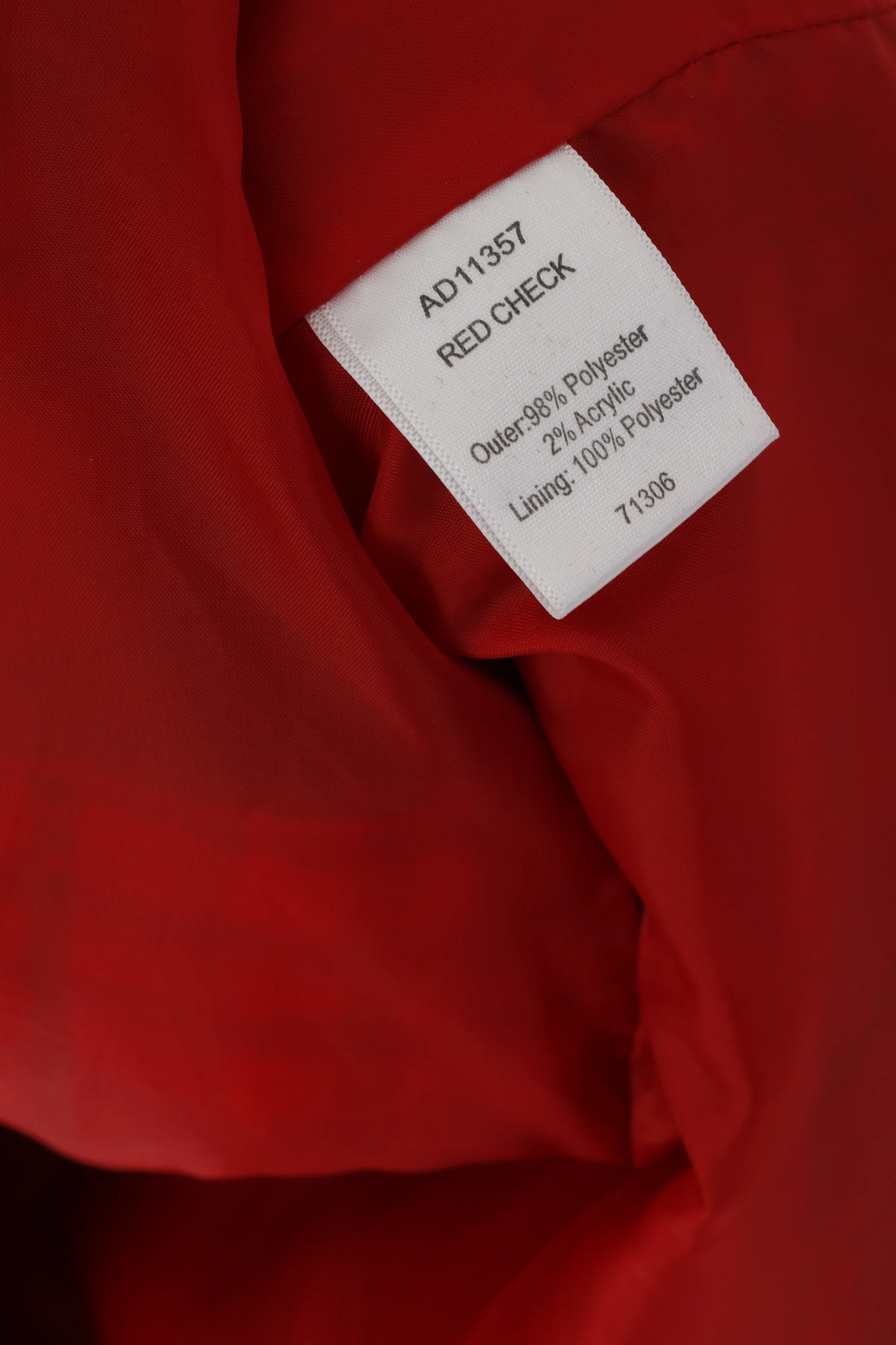 Cotton Traders Women 16 XL Coat Red Check Fleece Classic Buttoned Retro Top - Image 7