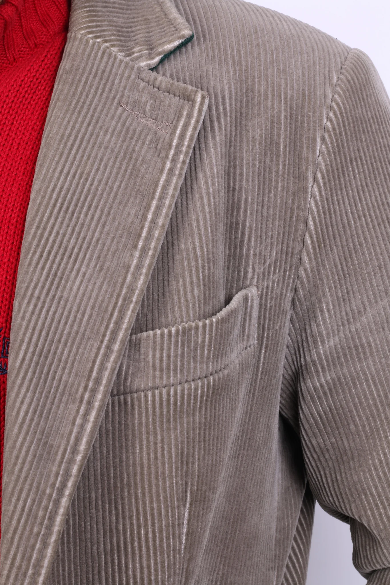Cottonfield Active Wear Mens 48 S/M Corduroy Blazer Brown Cotton Jacket - Image 7