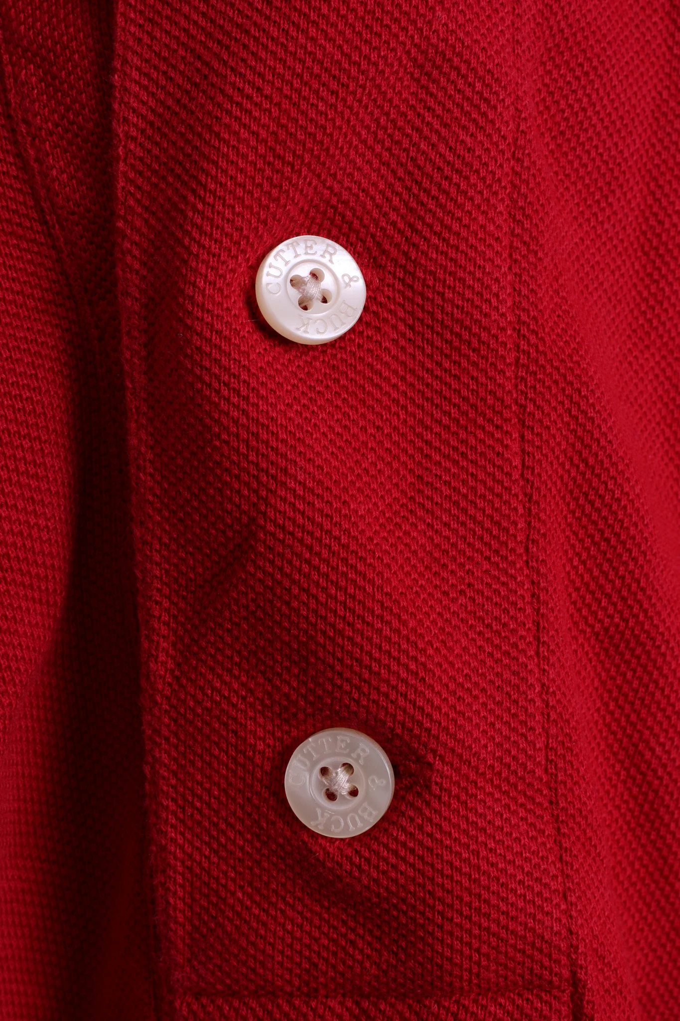 Cutter & Buck Mens XL Polo Shirt Red Cotton Top Jersey Big & Tall - Image 3