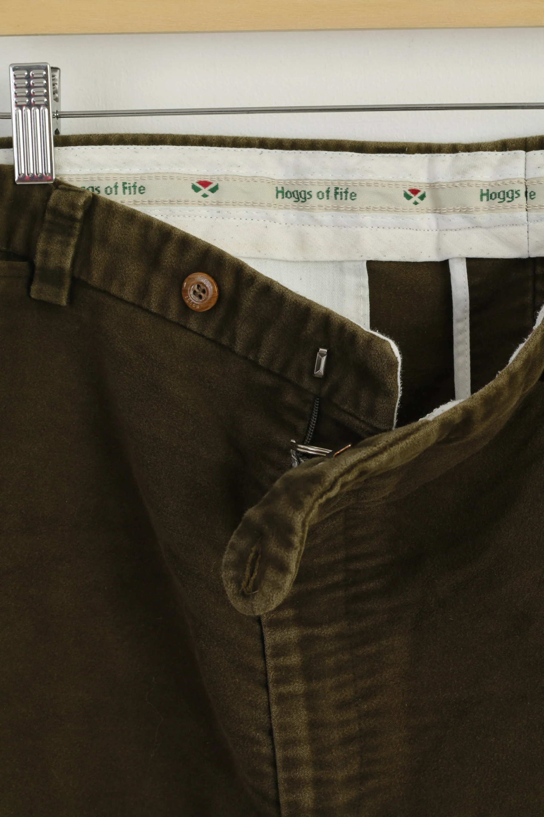 Hogs of Fife Men 46 XXL Trousers Khaki Cotton Hunting Moleskins Vintage Pants - Image 2