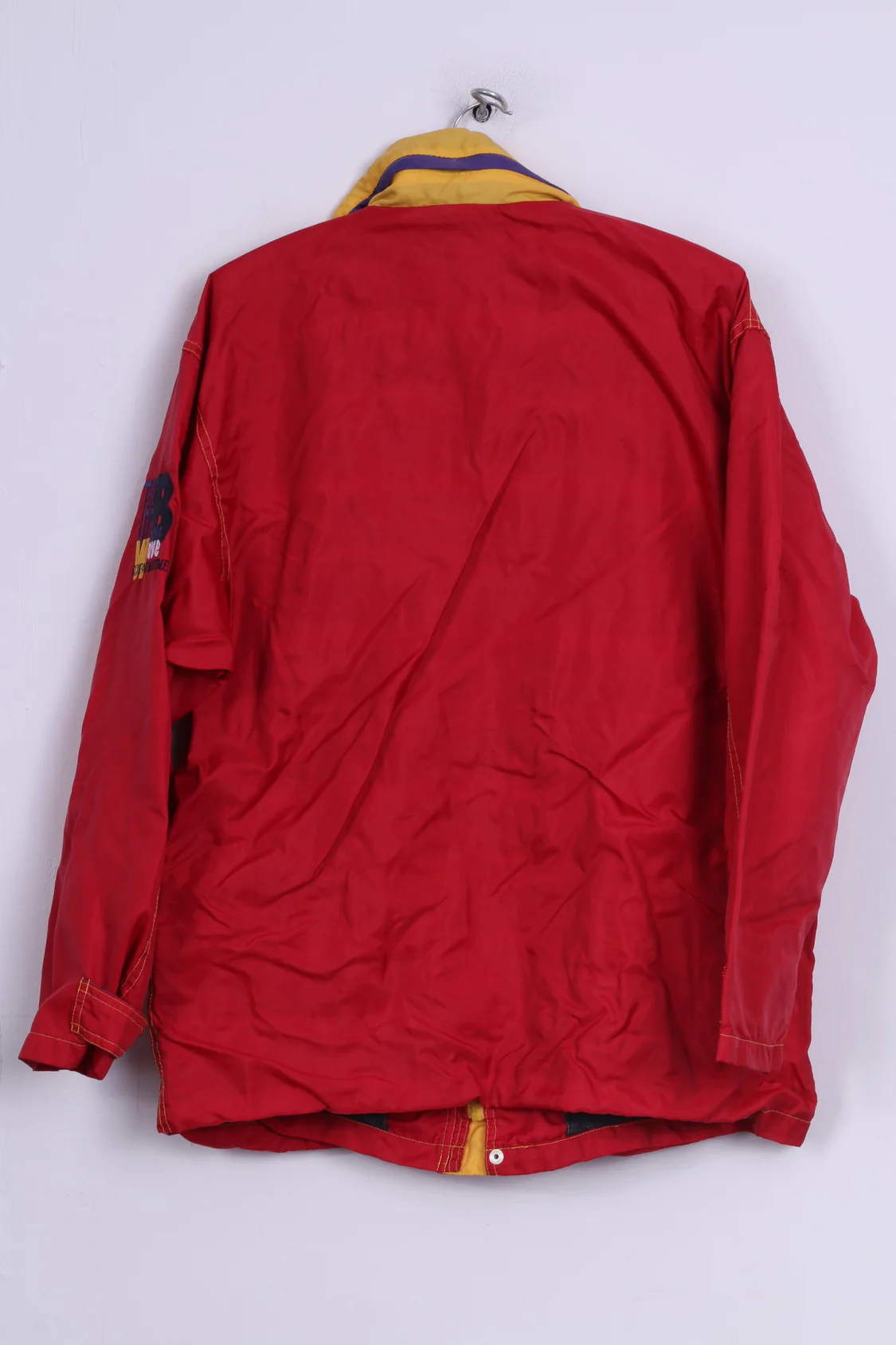 D-xel Blue wave Kollektion Womens 16 XL Jacket Outdoor Wear Full Zipper Red Nylon Vintage - Image 7