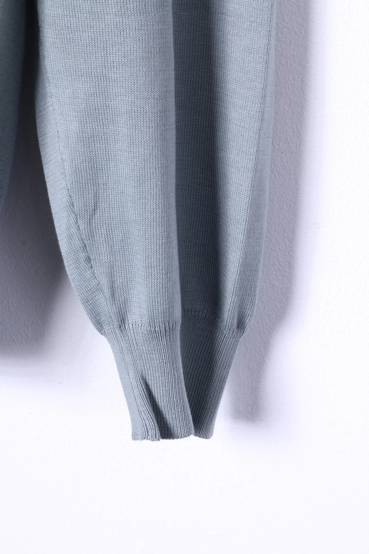 Della Ciana New Vintage Men 56 XL Jumper Grey Cotton Made in Italy Sweater - Image 3