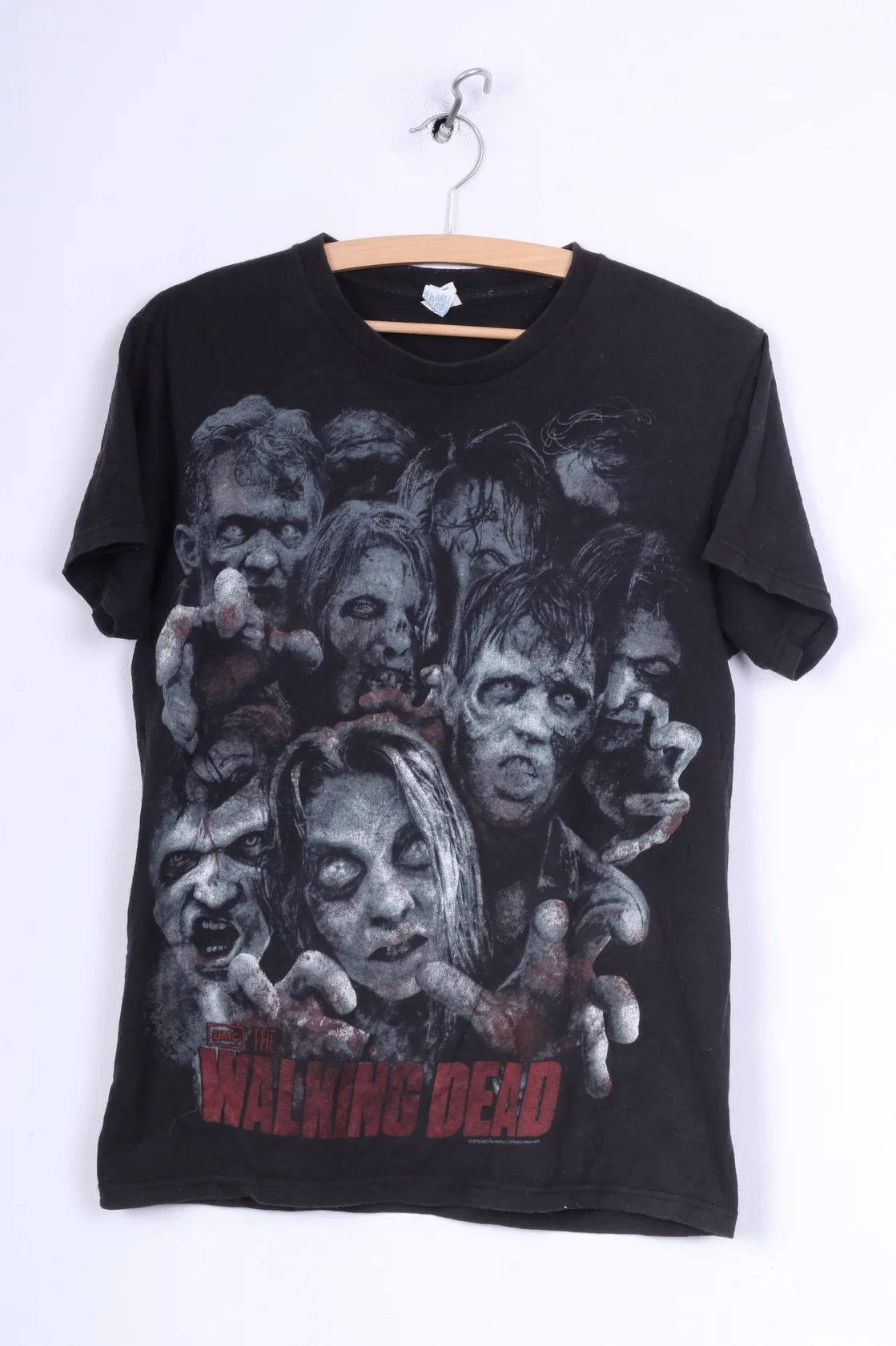 Delta Pro Weight The Walking Dead Mens S T-Shirt Graphic Short Sleeve Cotton Top AMC's