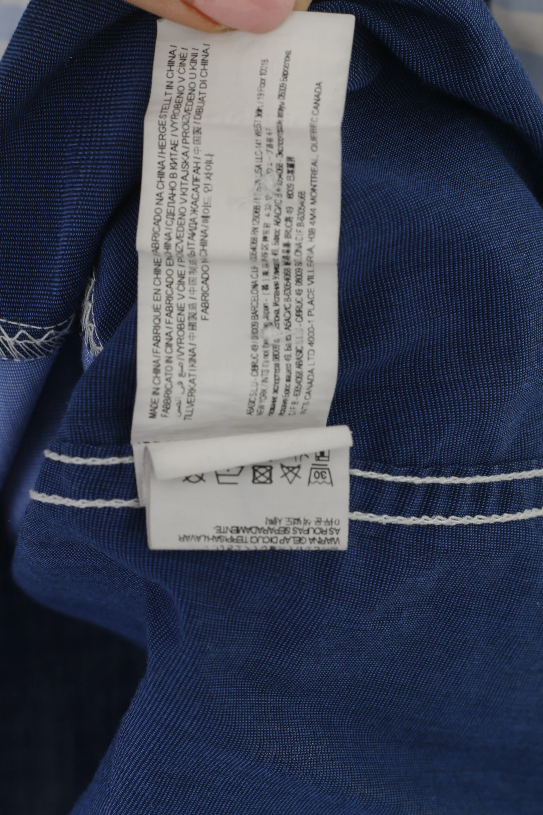 Desigual Men S Casual Shirt Blue Cotton Slim Fit Oceanic Skyline La Vida Es Chula Top - Image 5