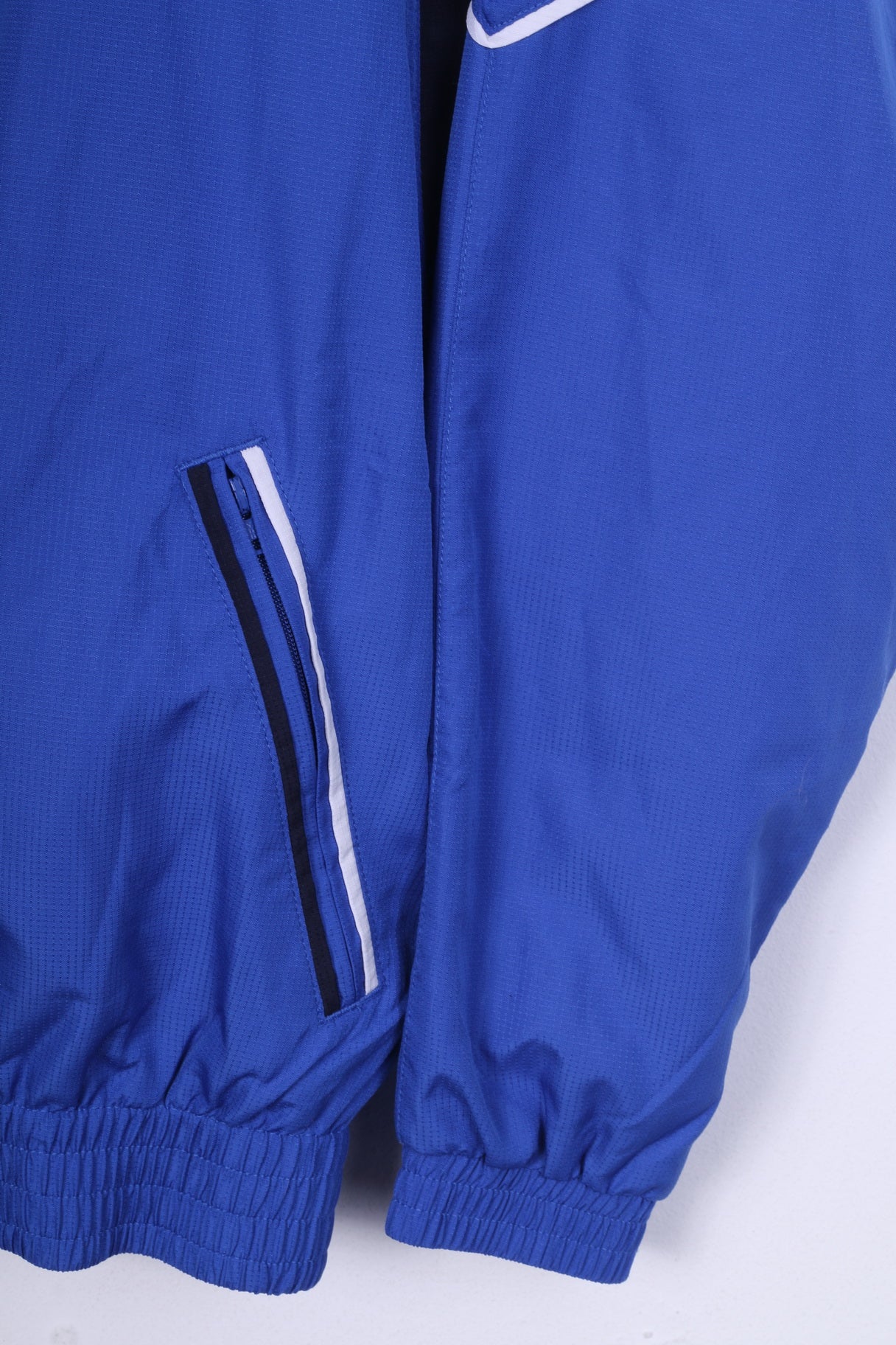 Diadora Boys 170 Jacket Blue Full Zipper Sport Training Lightweight - Image 4
