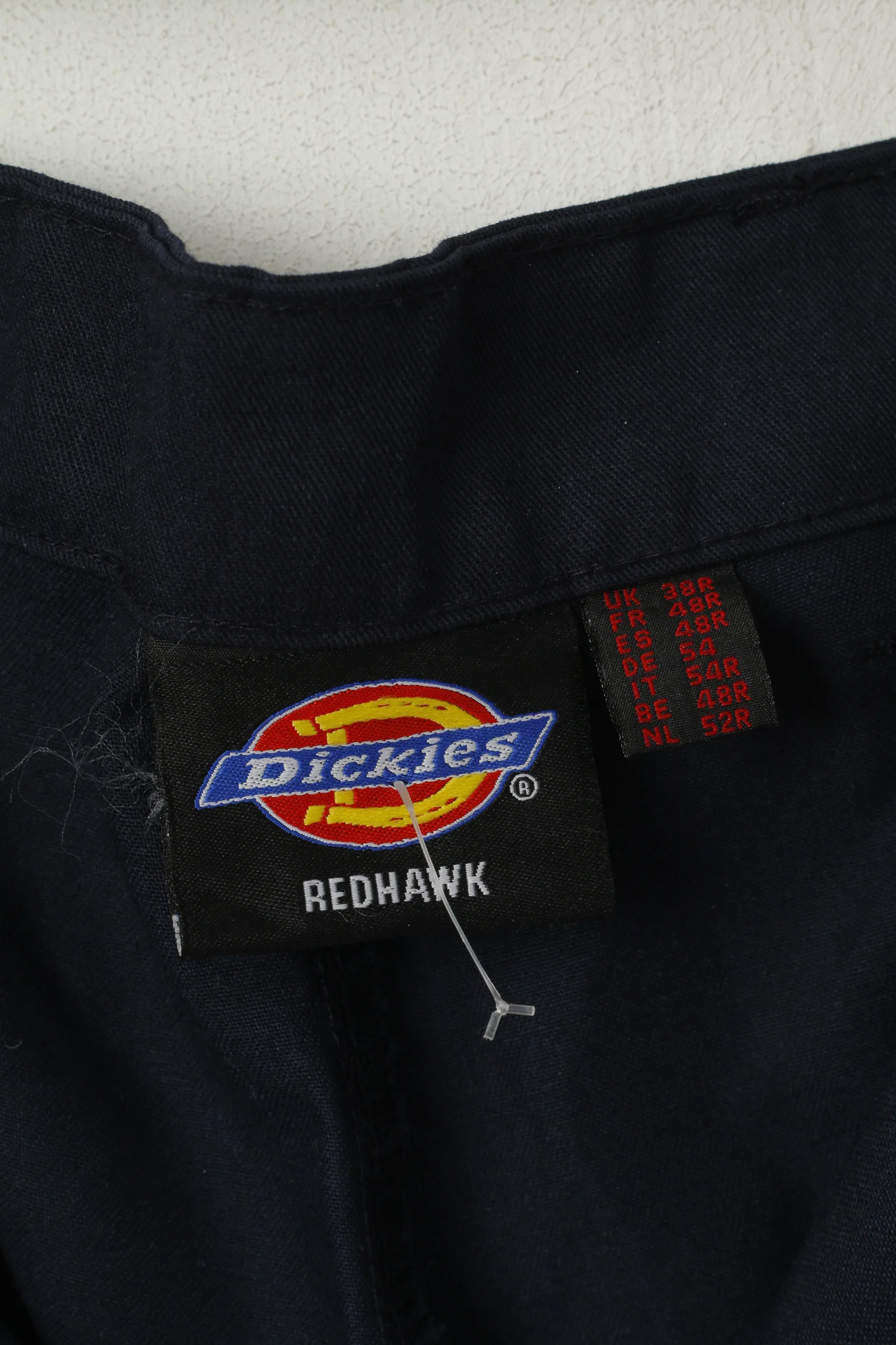 Dickies Men 38 54 Trousers Navy Cotton Blend Straight Leg Workwear Pants - Image 2