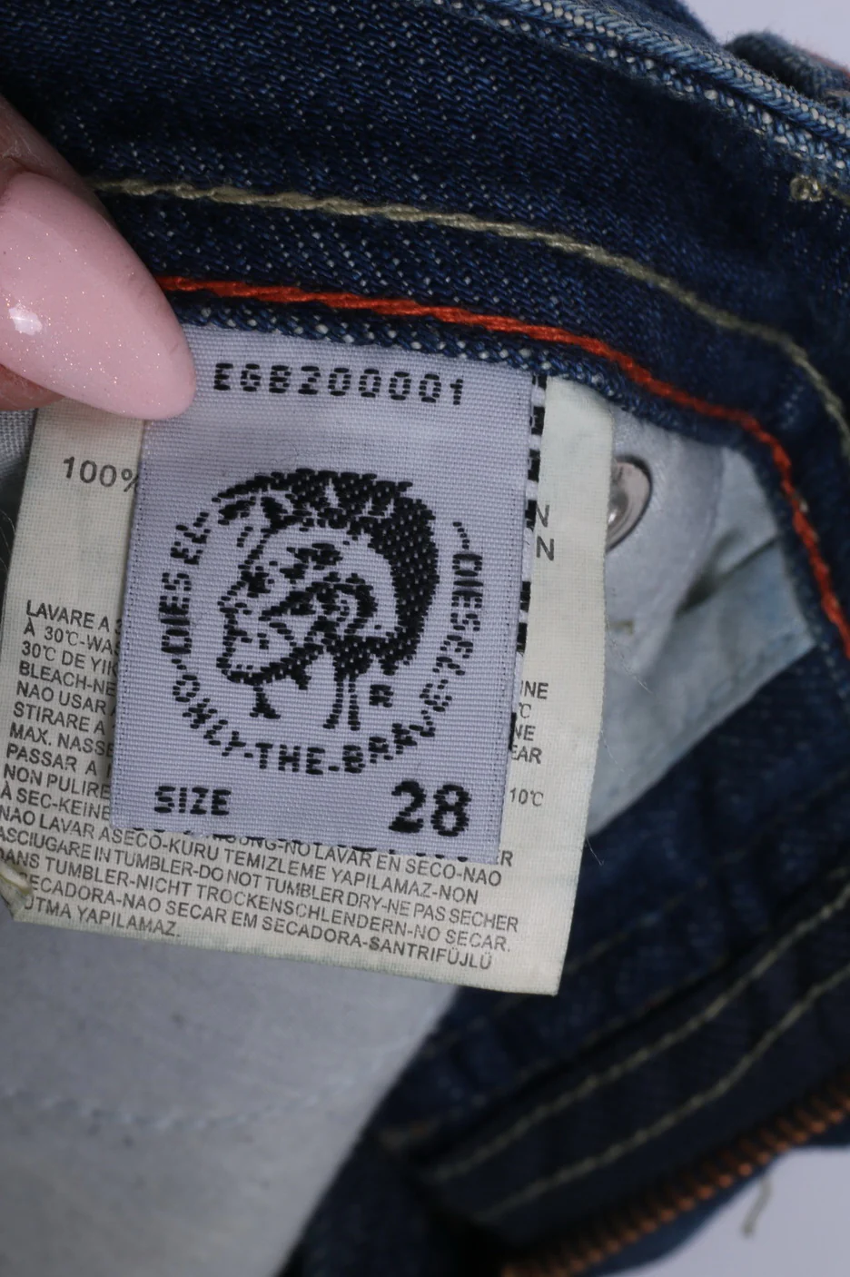 Diesel Industry Womens W28 Trousers Jeans Denim Cotton Blue - Image 4