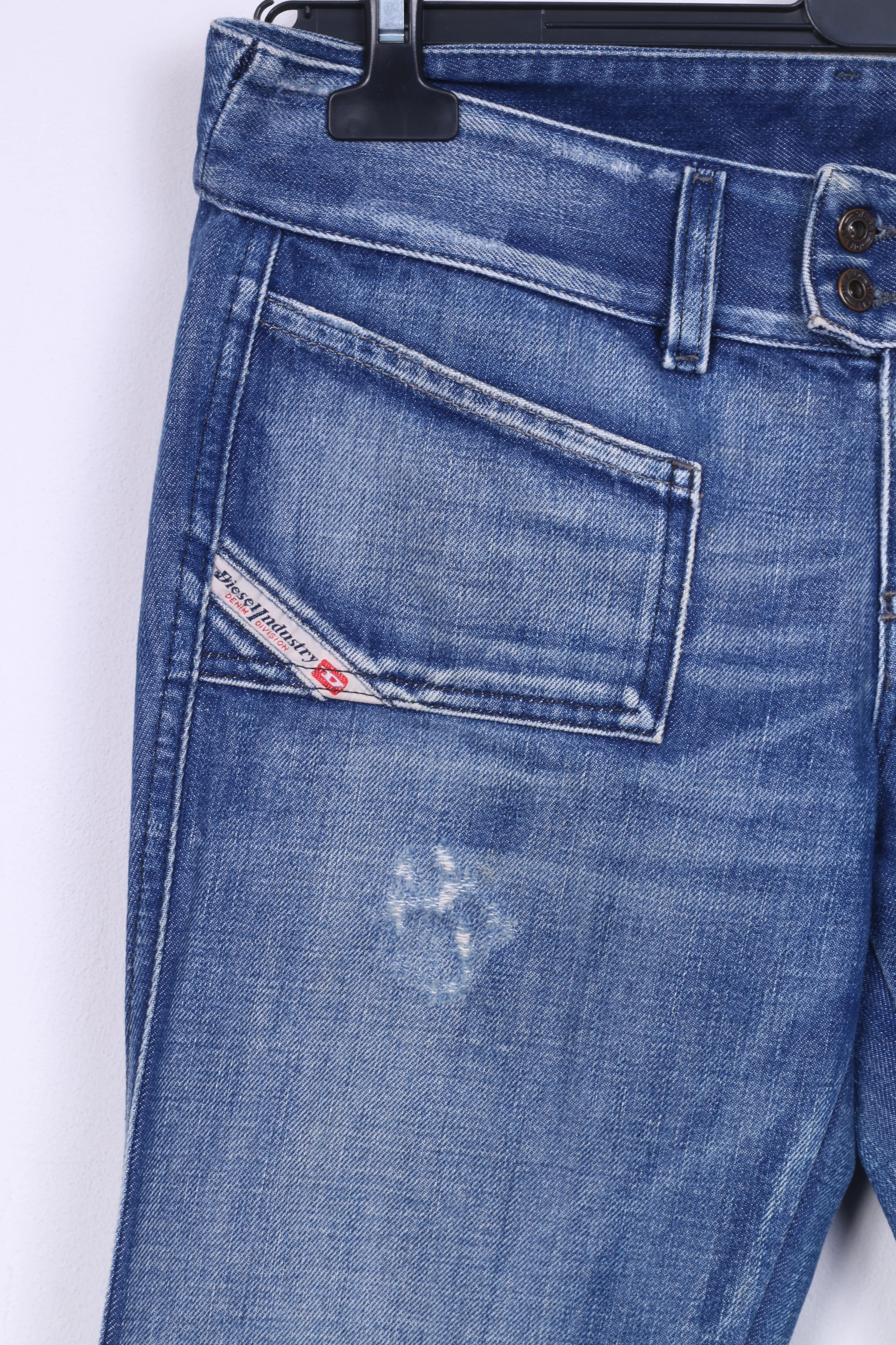 Diesel Industry Womens W29 Trousers Denim Jeans Blue Cotton - Image 2
