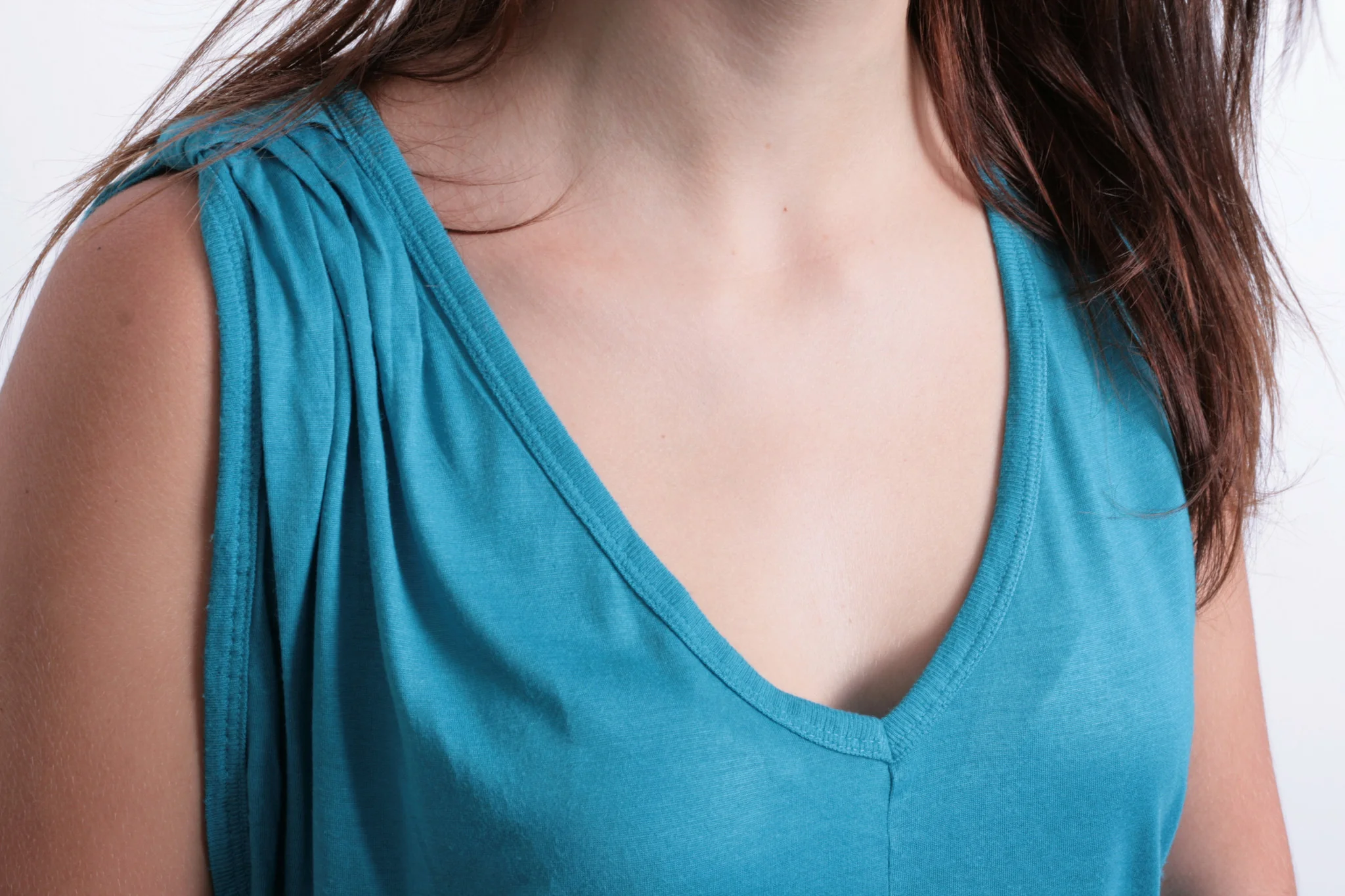 Diesel Womens M Blouse Sleeveless Turquoise Party Top Tunic shirt - Image 4