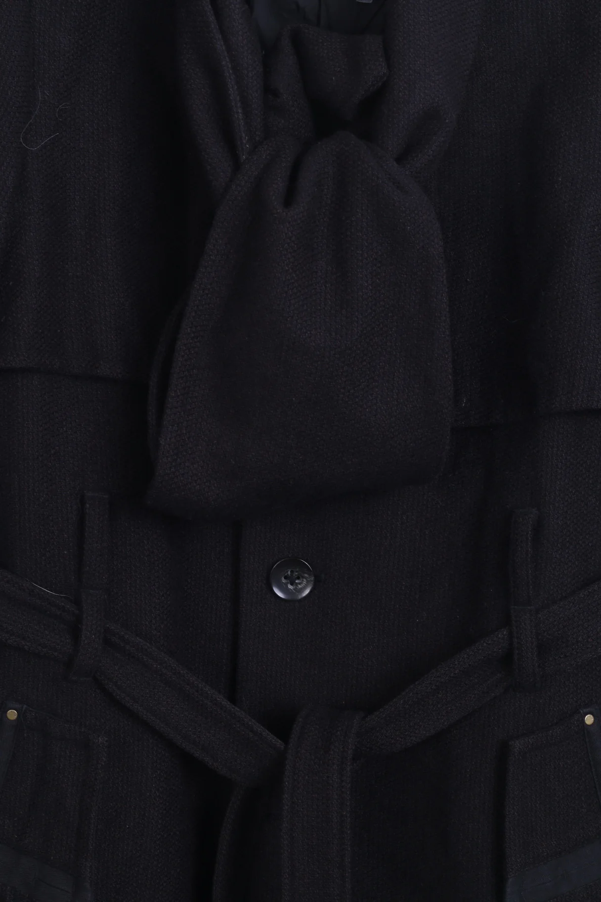 Diesel Womens S Jacket Single Breasted Black Wool - Image 3