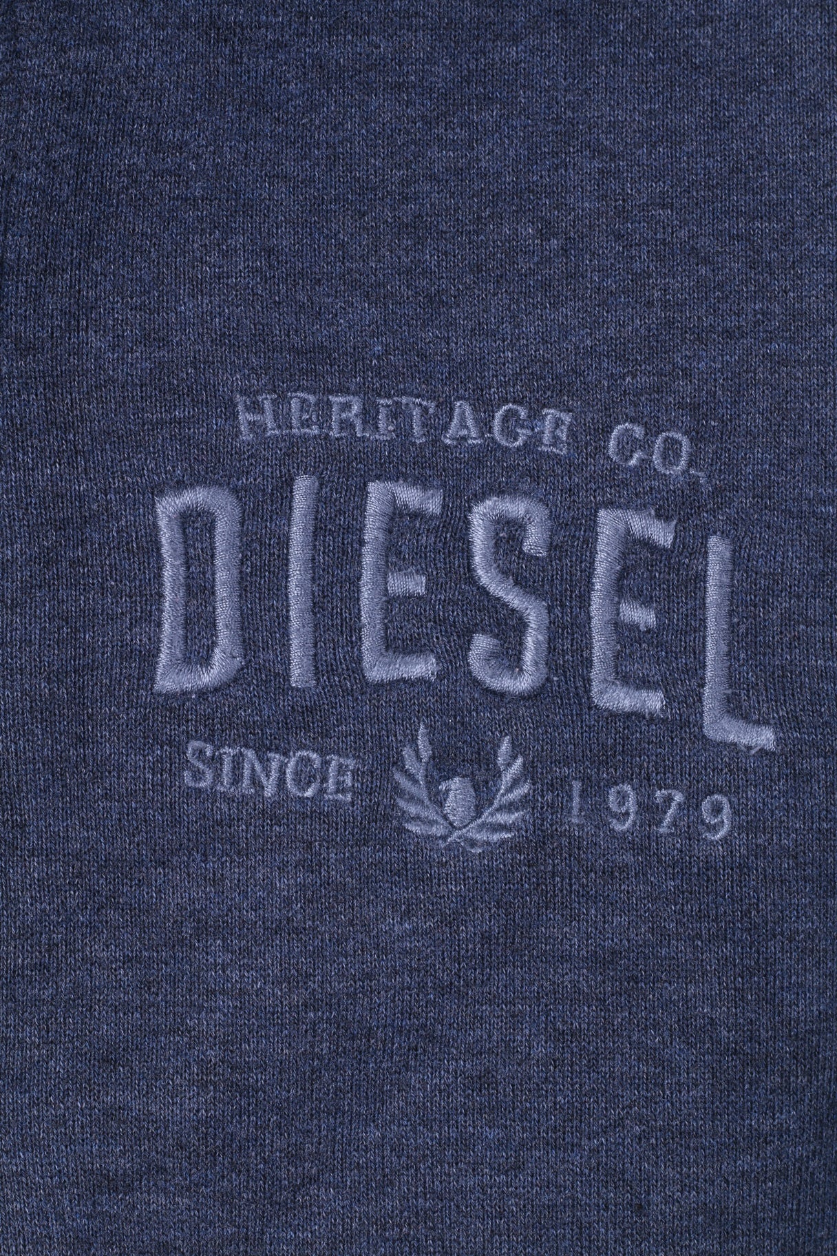 Diesel Mens S Sweatshirt Hooded Blue Sportswear Top Zip Neck - Image 4