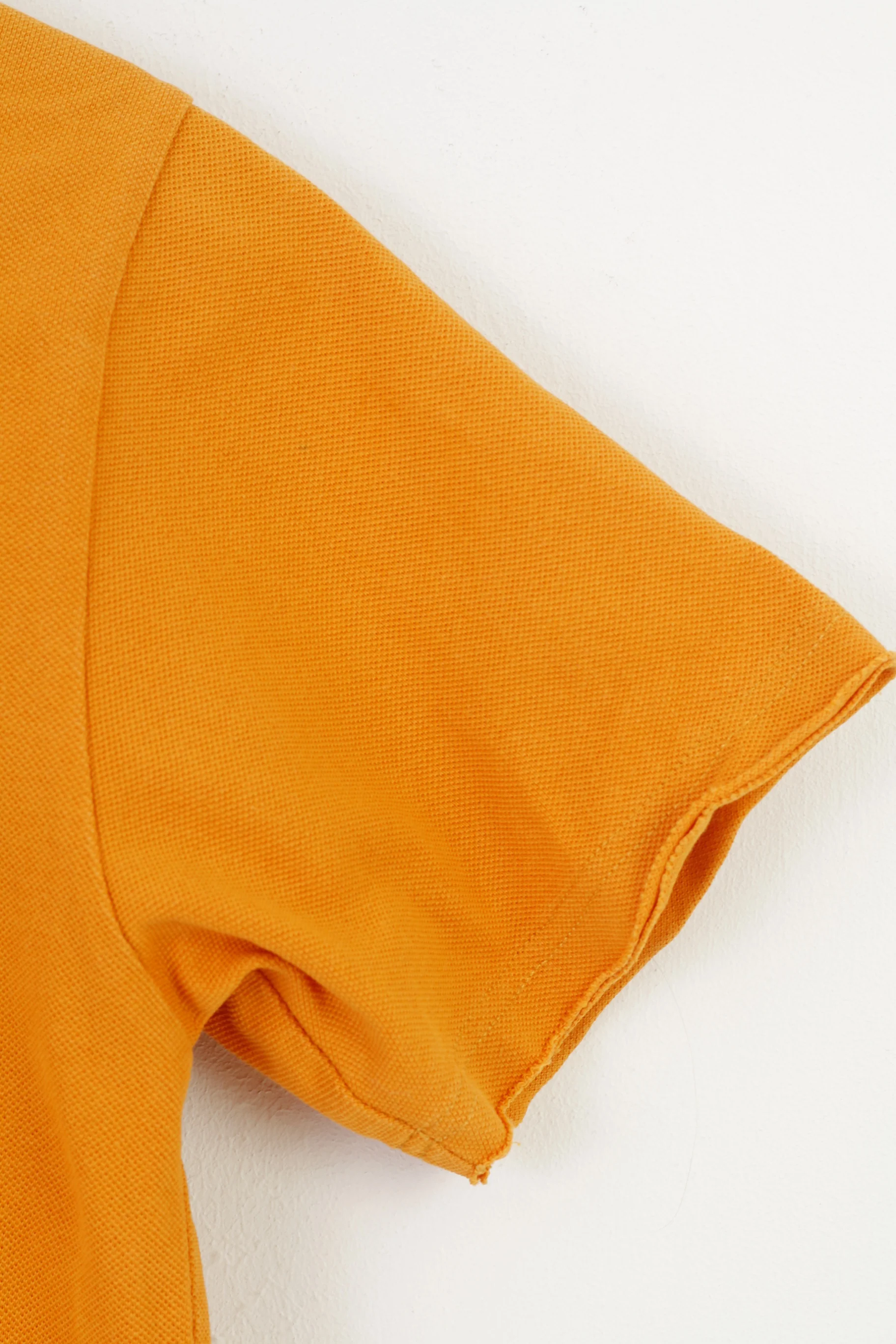 DKNY Men Polo Shirt 12 M Polo Shirt Orange Short Sleeve Cotton Top - Image 3