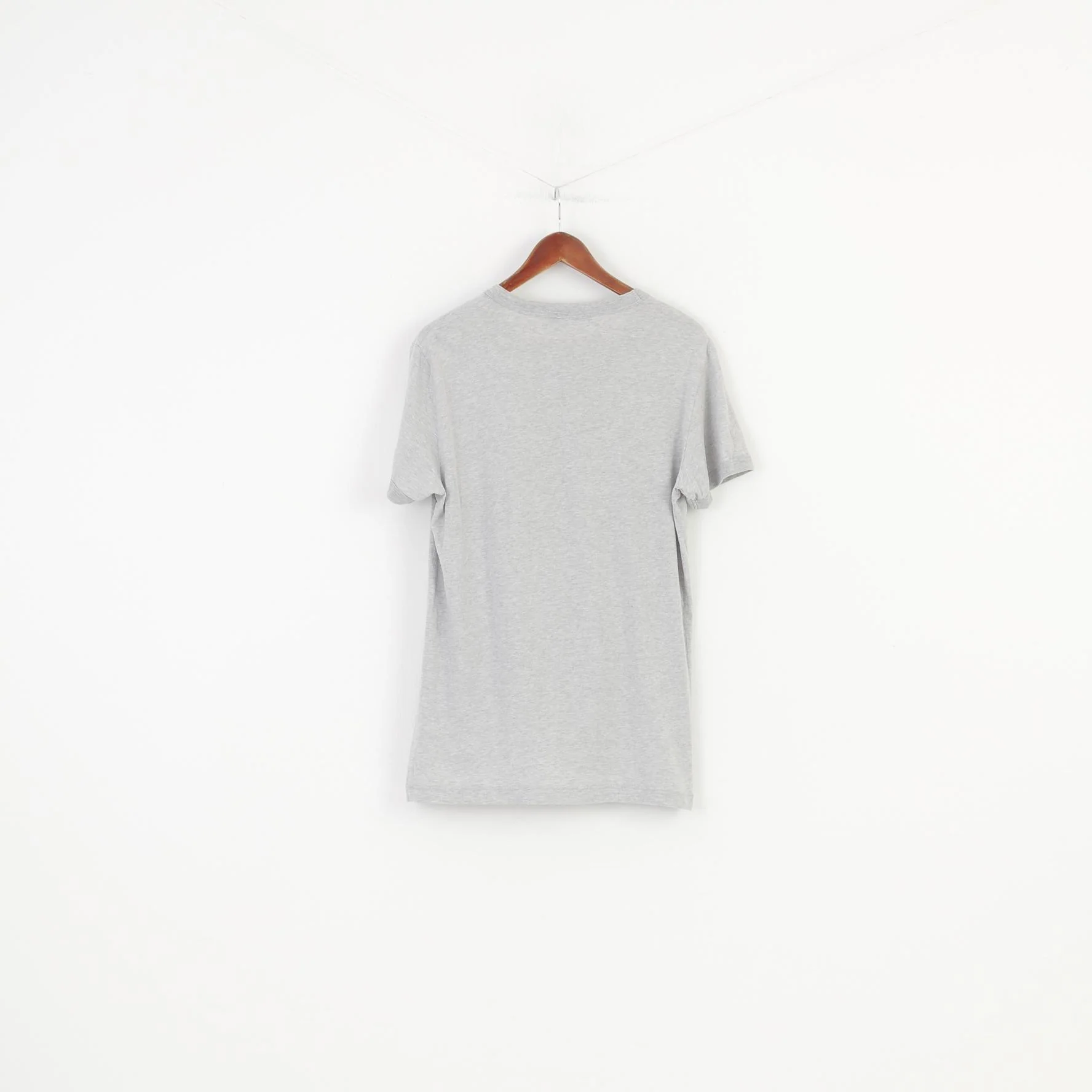 Dolce&Gabbana Men 54 M Shirt Grey Cotton Vintage RockyShort Sleeve Sport Top - Image 6