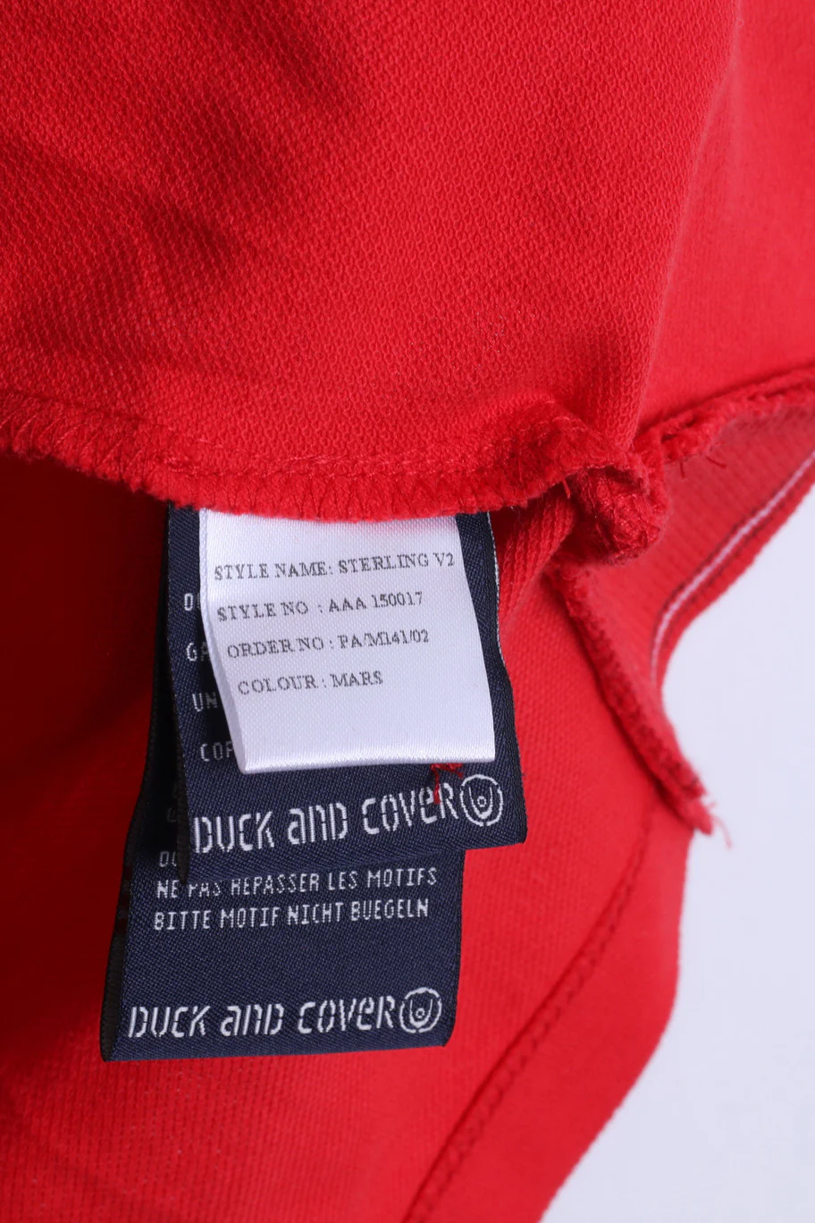 Duck and Cover Mens L Polo Shirt Red Cotton Sport - Image 4