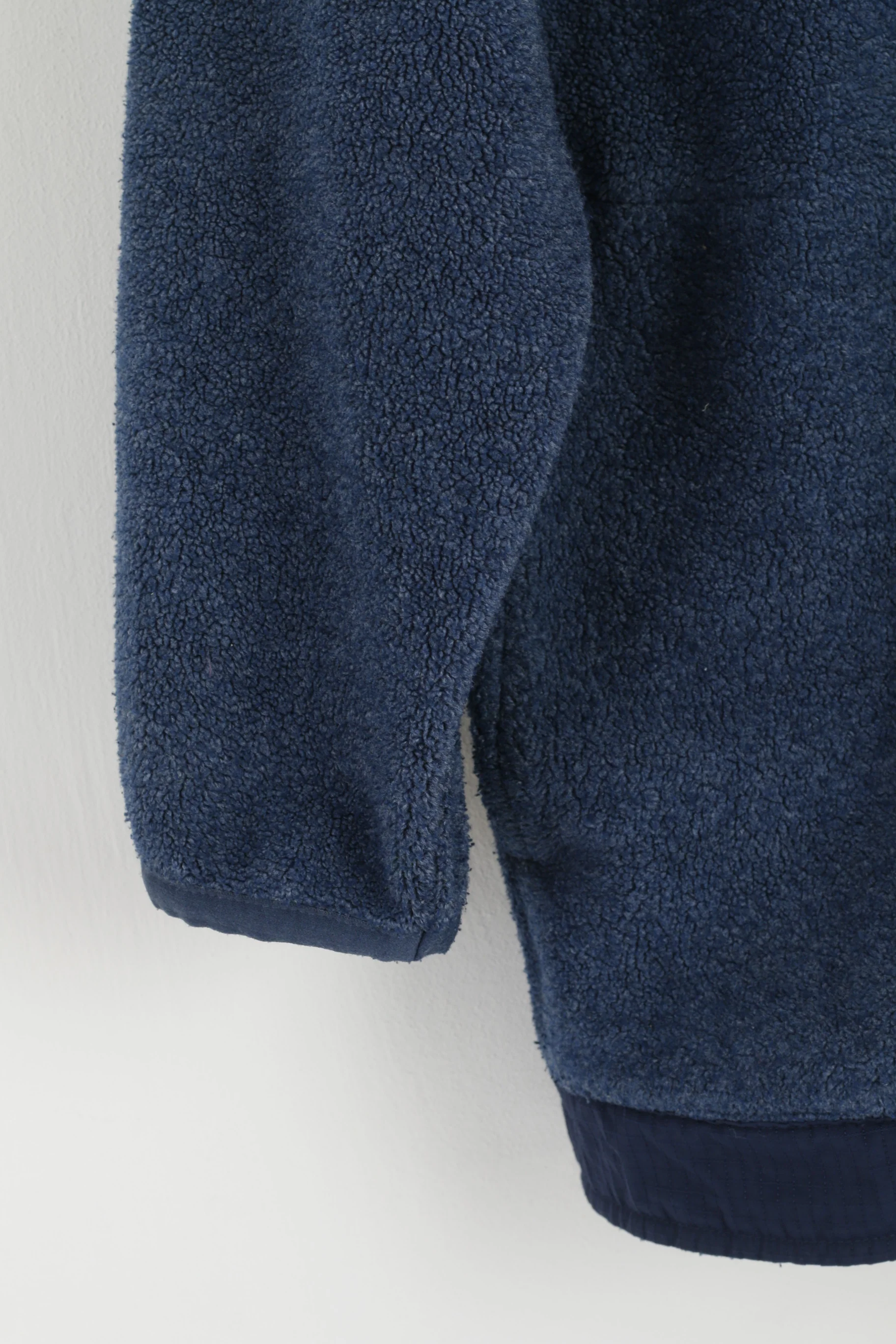 Ellesse Italia Juniors Youth 152 - 158 Sweatshirt Navy Full Zipper Hooded Fleece Top - Image 3