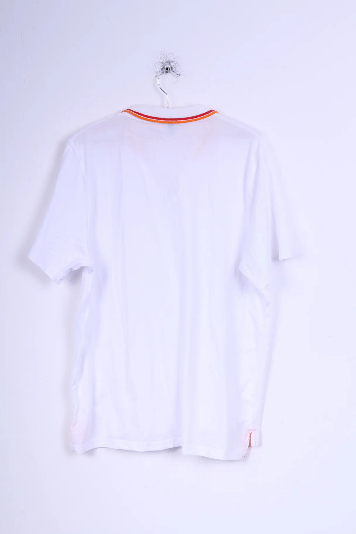 Ellesse Italia Mens XXL Polo Shirt White Cotton Short Sleeve - Image 4