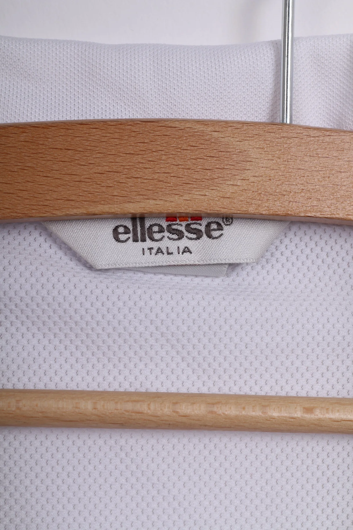 Ellesse Italia Grils L 12-14Yrs Polo Shirt White Sport Short Sleeve - Image 4