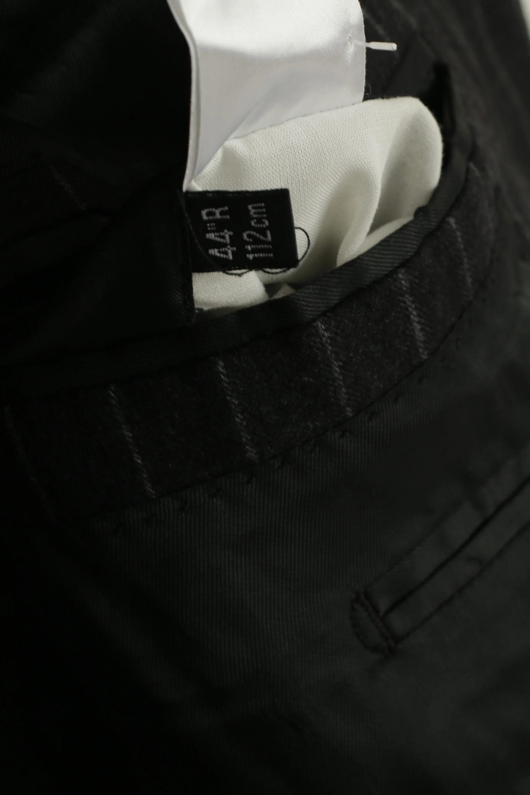 Ermenegildo Zegna Men 44 Blazer Charcoal Striped Wool Woven in Italy Vintage Jacket - Image 7