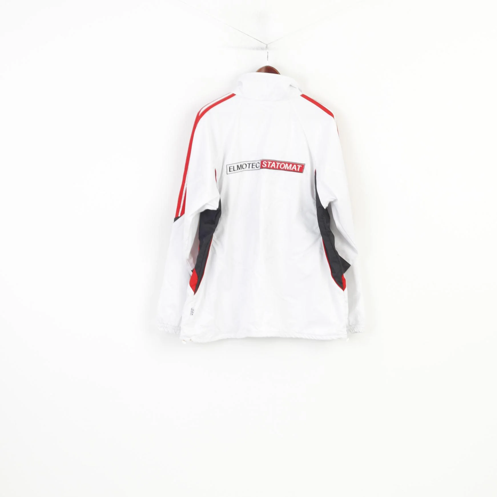Esporte Men XL Jacket White Vintage Lightweight Full Zipper Sportswear Top - Image 7