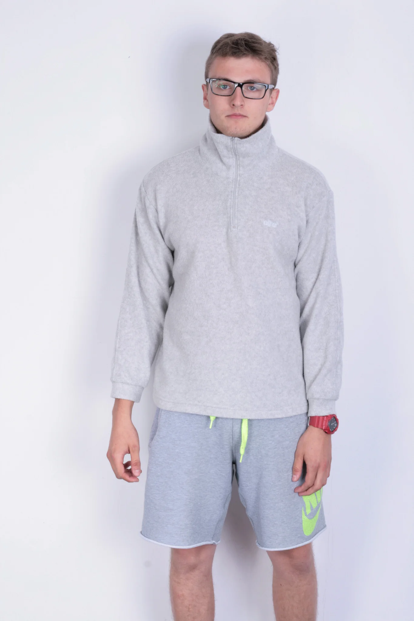 Etirel le style Sportif Mens M Sweatshirt Zip Neck Fleece Top - Image 3