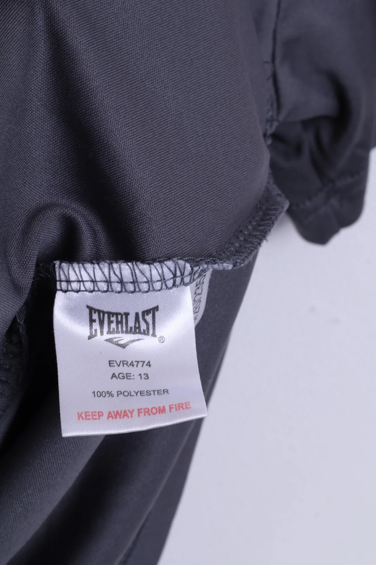 Everlast Boys 13 Shirt Grey Sport Crew Neck - Image 4