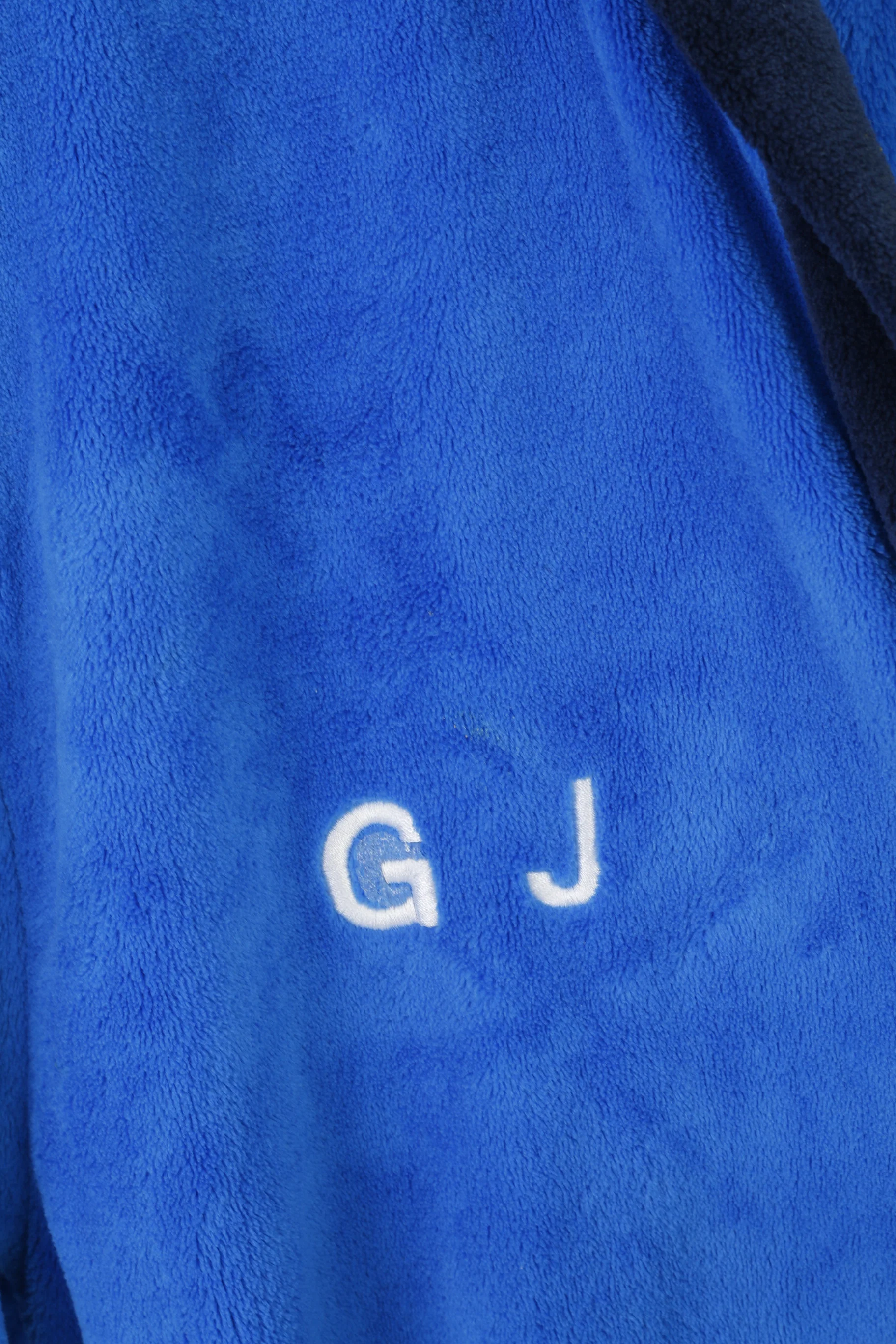Everton Football Club Men L Dressing Gown Blue Fleeced Logo GJ Hooded - Image 2