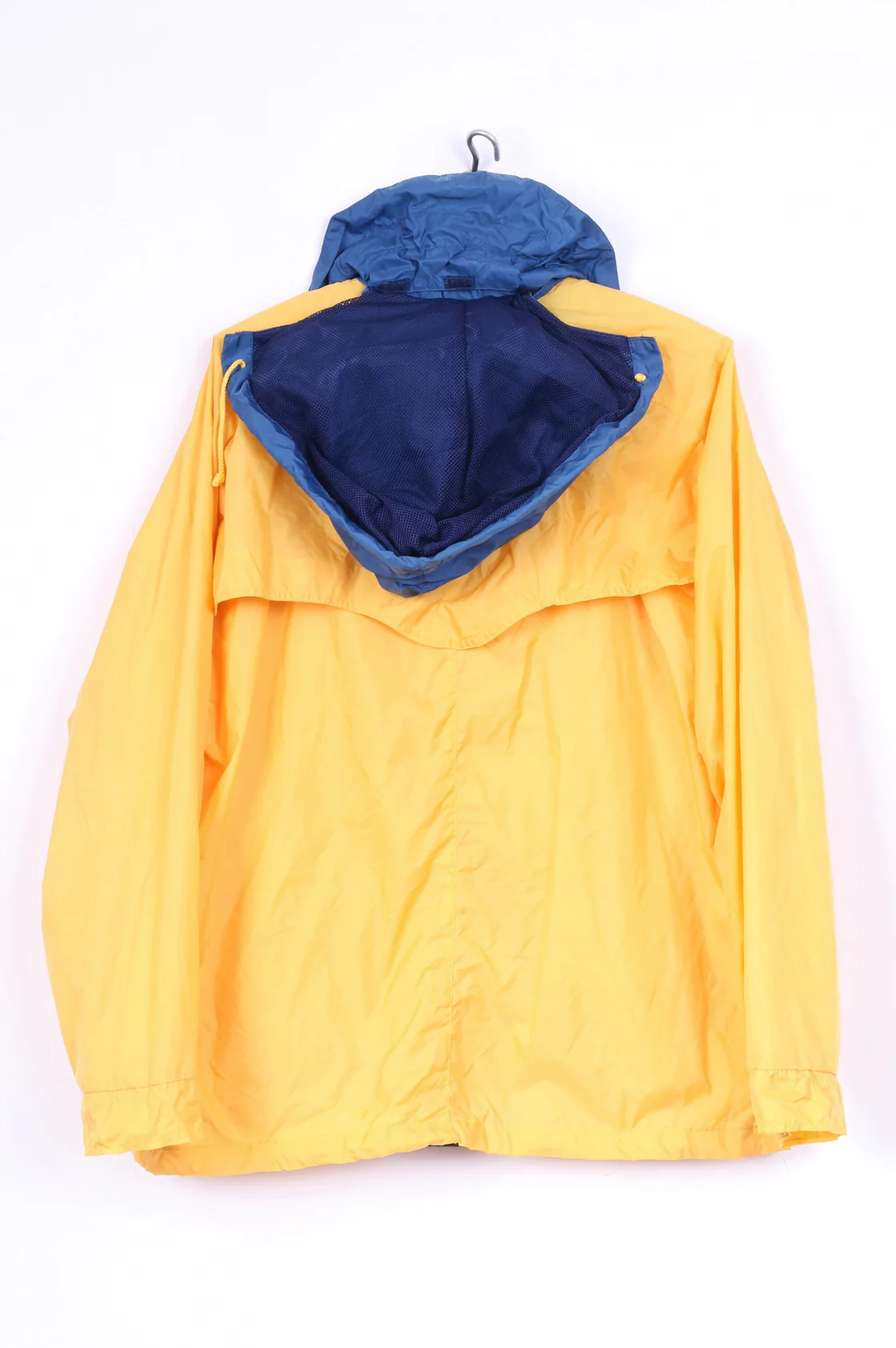 F.L.G. Members Boys 176 Lightweight Jacket Yellow Full Zipper Hooded Nylon Waterproof - Image 5
