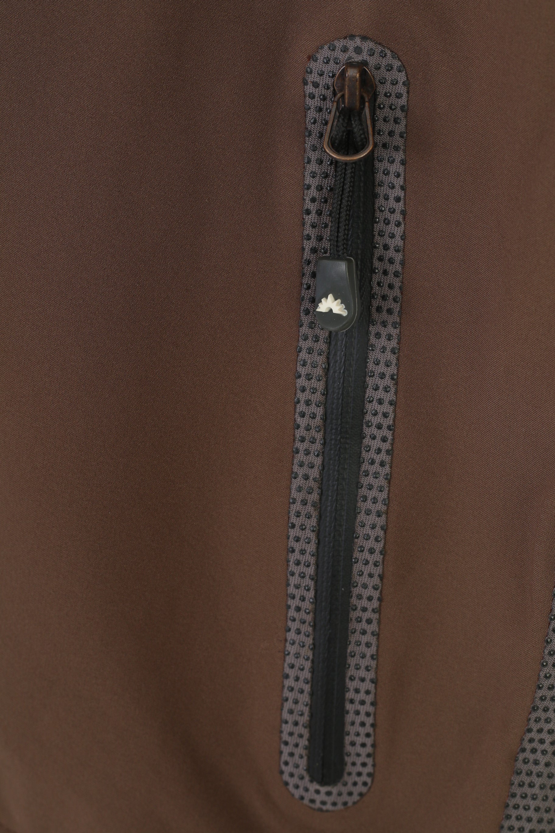 F.LLI Campagnolo Women M Jacket Brown Windstopper Softshell Full Zipper Sport Vintage Top - Image 4