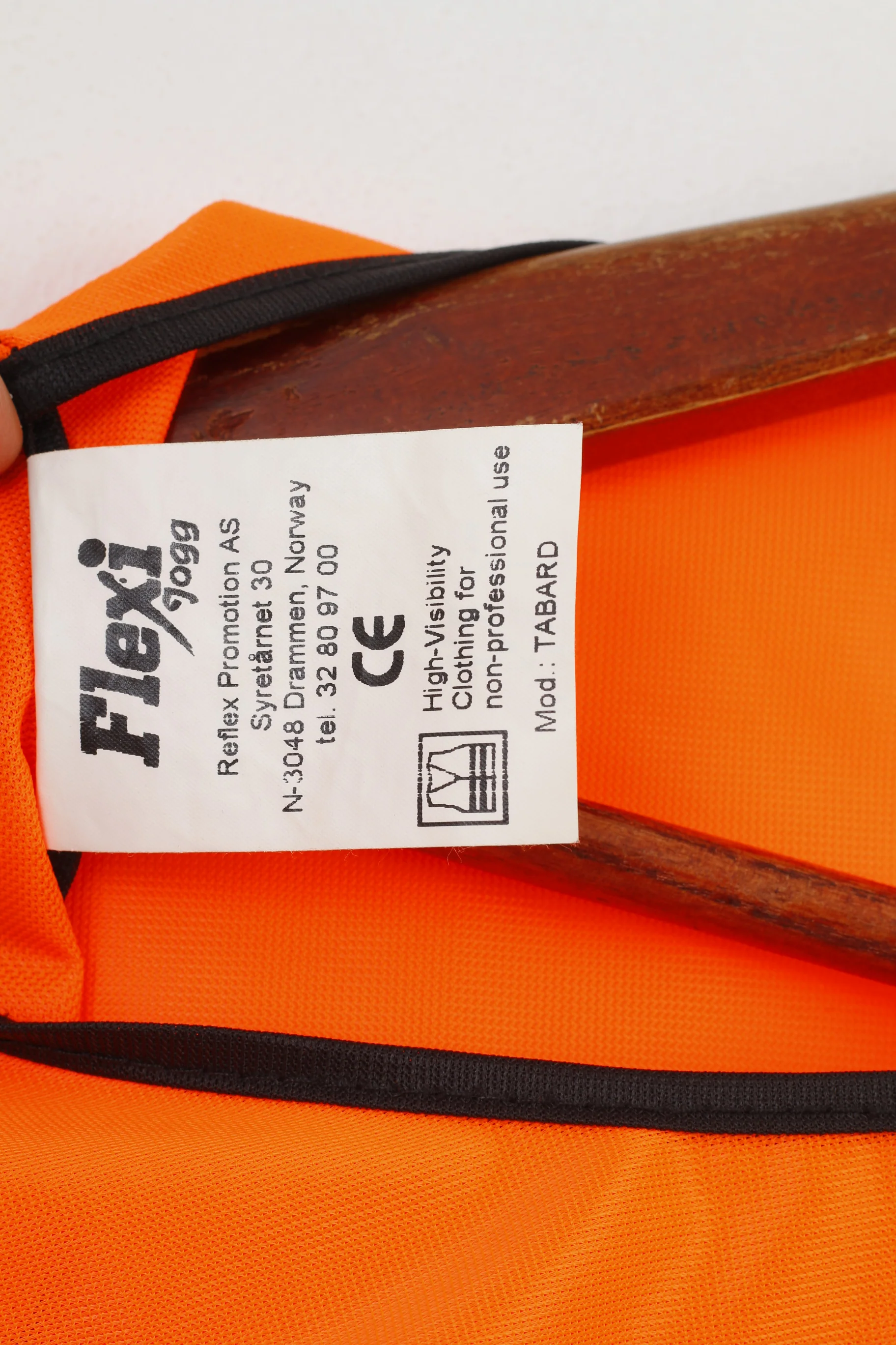 Fagforbundet Men Shirt XL Orange Sleeveless Oversize Work Clothes Top - Image 3