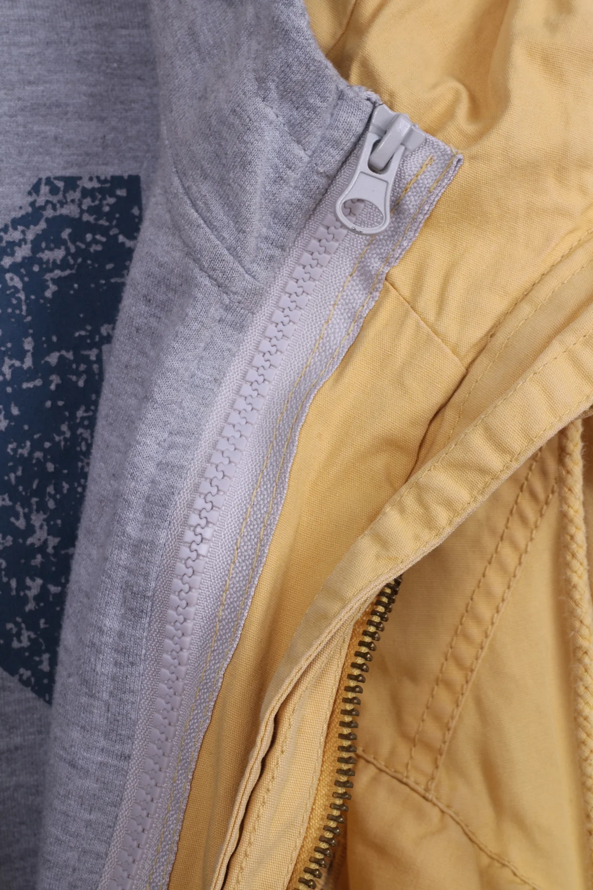 Flashlights Womens 12 M Jacket Yellow Cotton Hooded Full Zipper Padded - Image 4