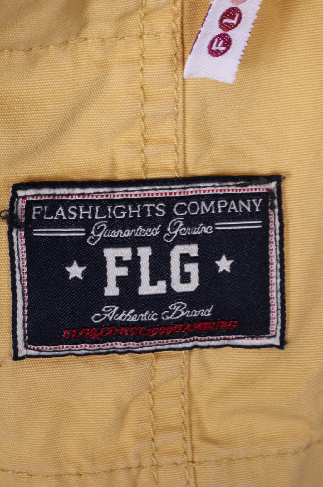 Flashlights Womens 12 M Jacket Yellow Cotton Hooded Full Zipper Padded - Image 5