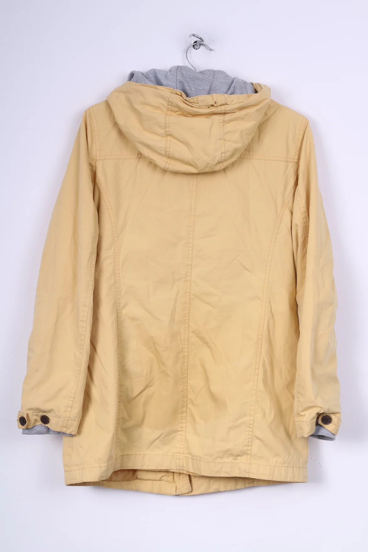 Flashlights Womens 12 M Jacket Yellow Cotton Hooded Full Zipper Padded - Image 7
