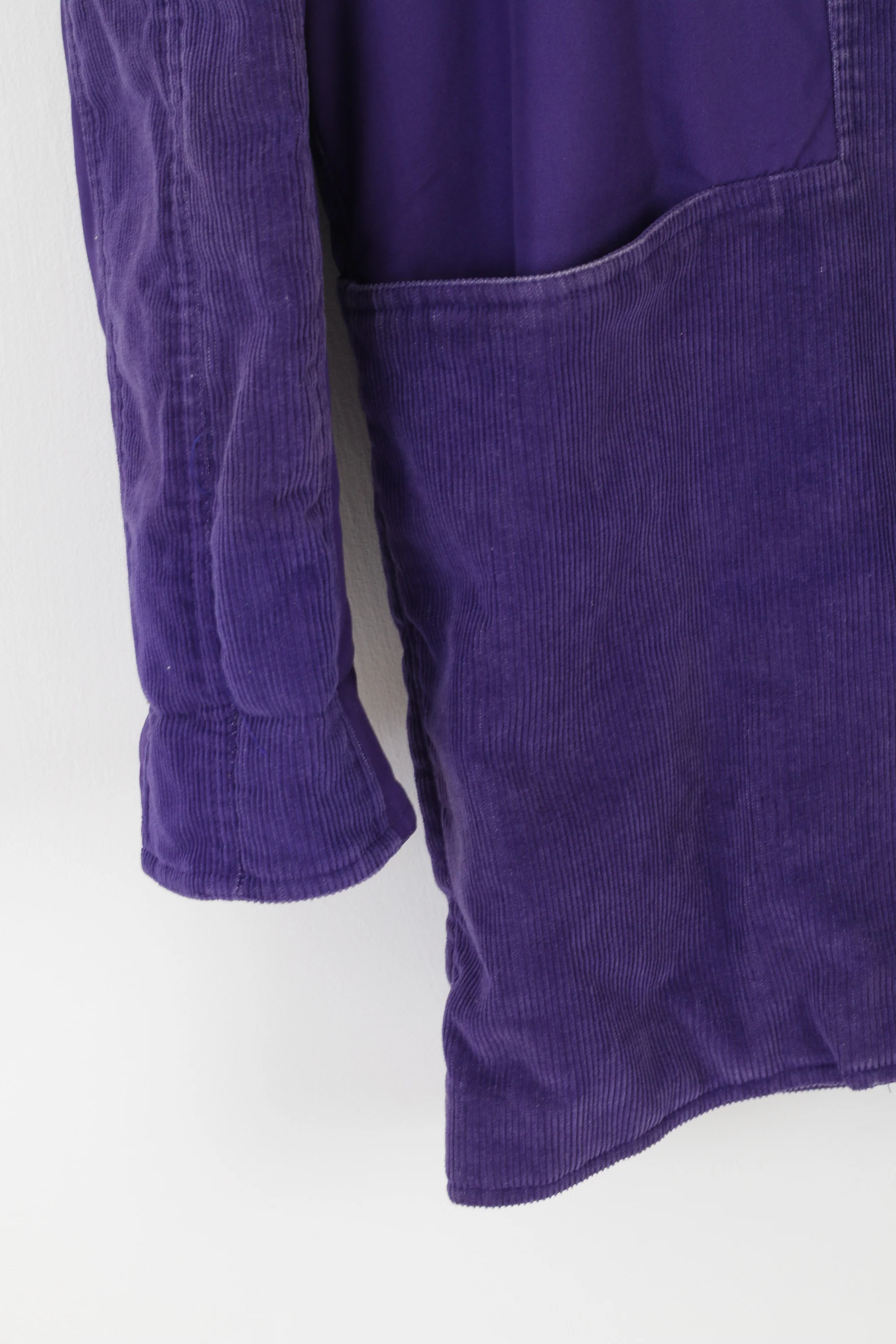 Four Seasons Of London Women 10 38 M Jacket Purple Cotton Padded Shoulder Pads Top - Image 3