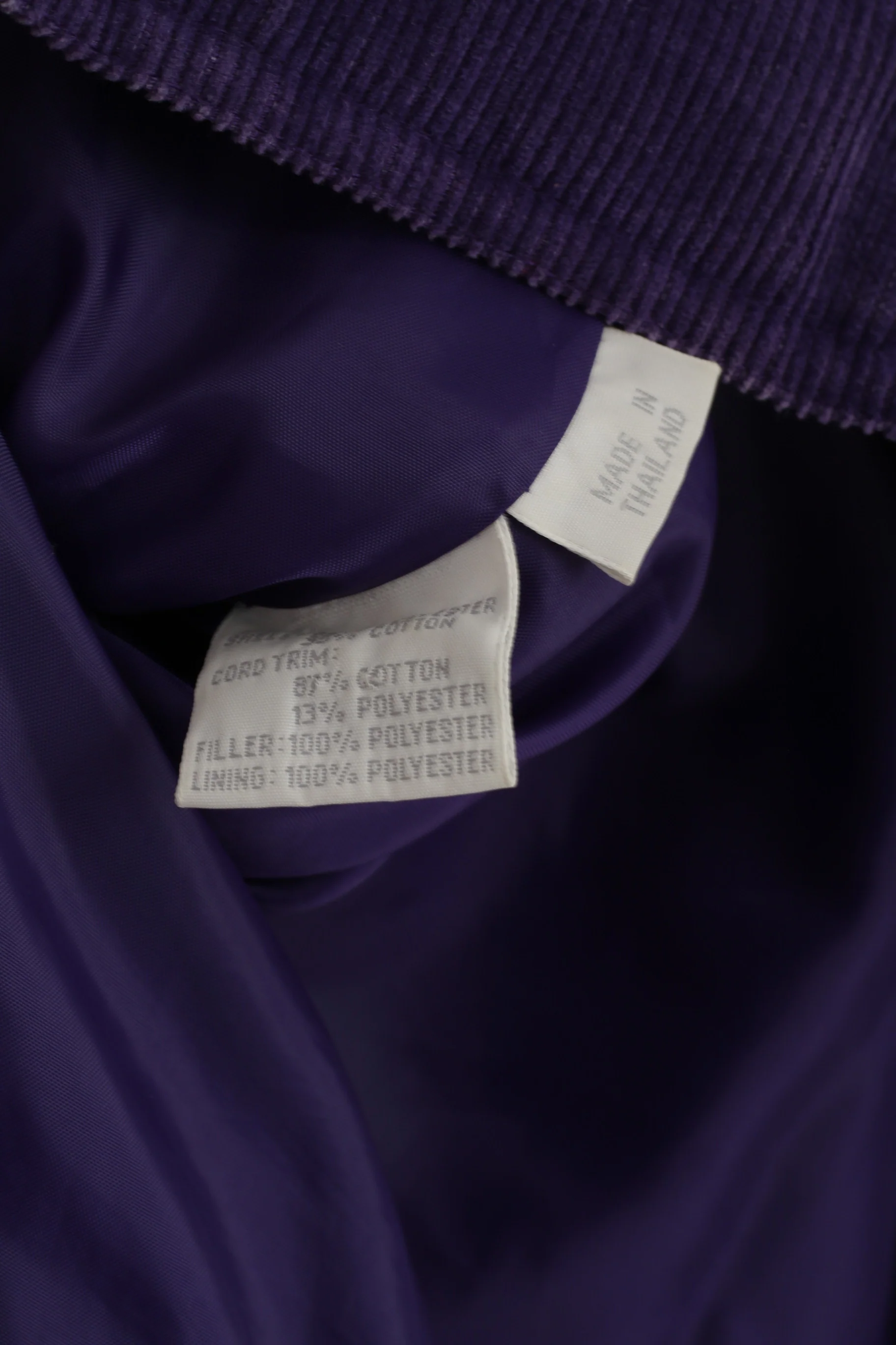 Four Seasons Of London Women 10 38 M Jacket Purple Cotton Padded Shoulder Pads Top - Image 6