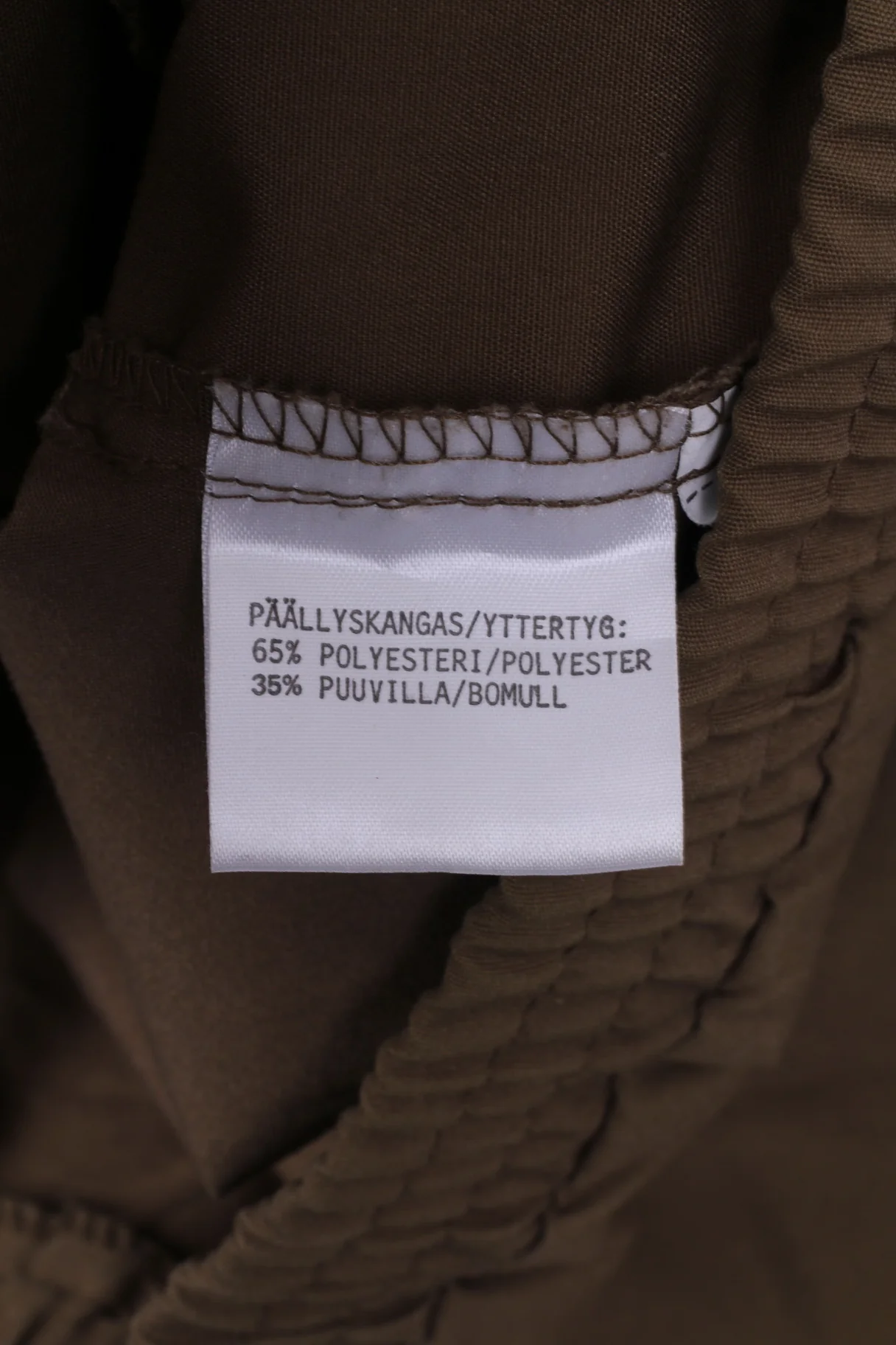 Frank Shorter Mens L Jacket Lightweight Full Zipper Khaki Sportswear Raglan Sleeve Two Pocket - Image 5