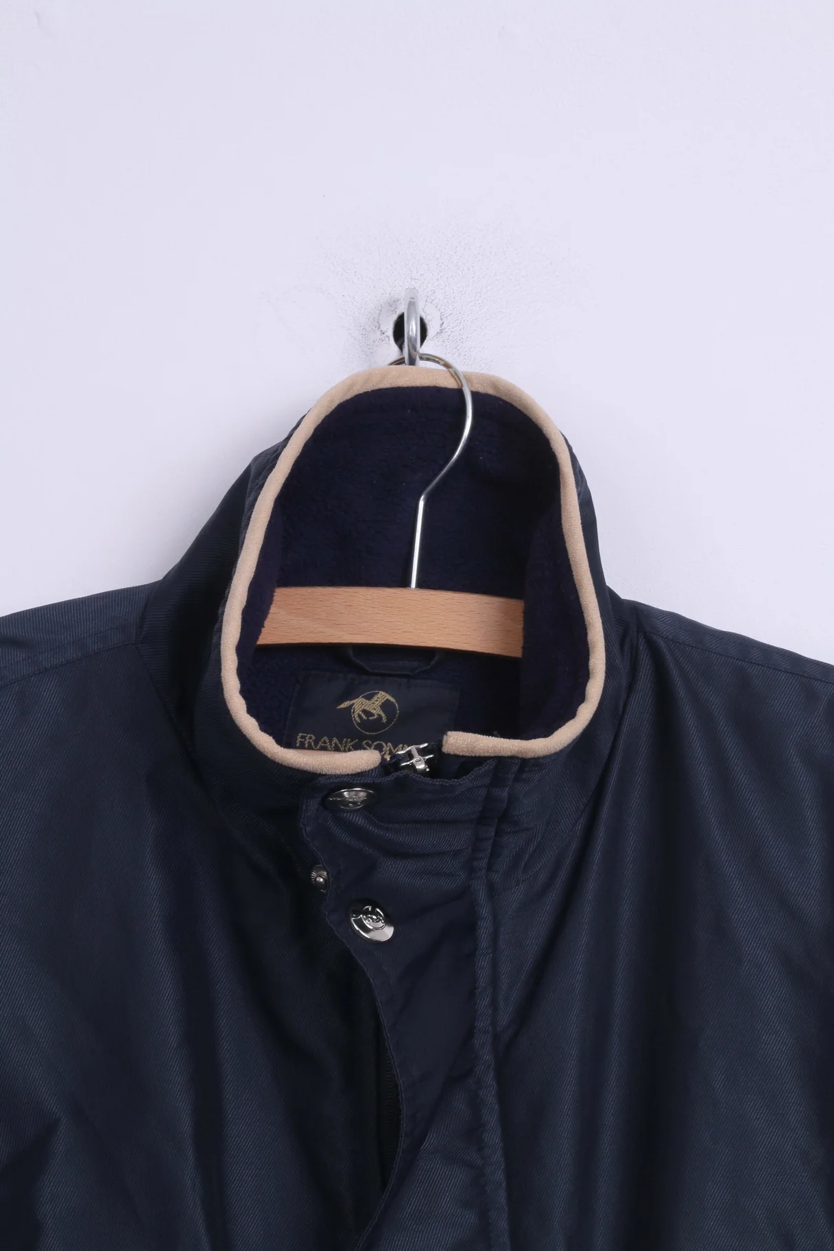 Frank Sommer Boys 158 Jacket Navy Sportswear Full Zipper Padded - Image 2