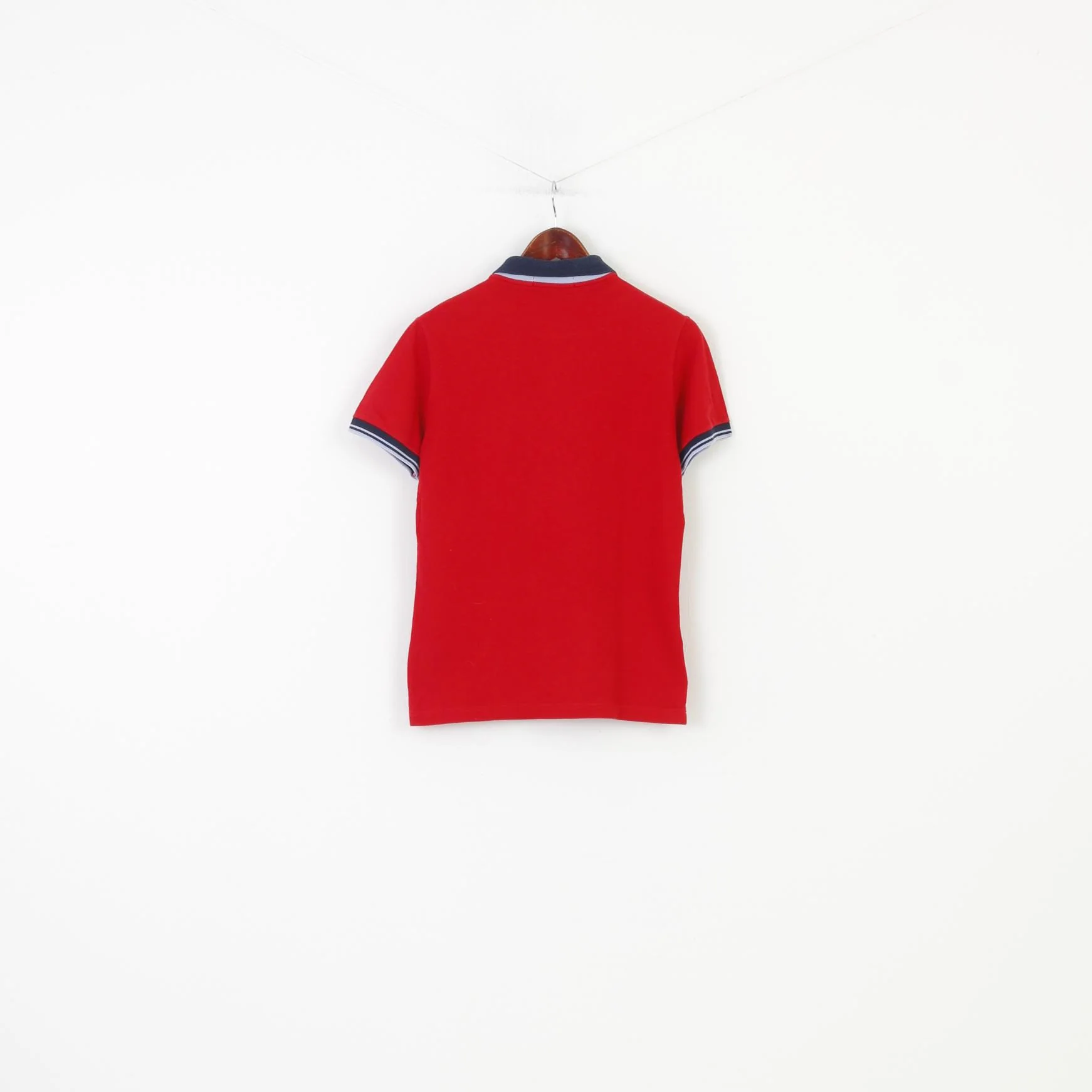 Fred Perry Men 38 (M) Polo Shirt Red Short Sleeve Special Edition Cotton Collar England Top - Image 7