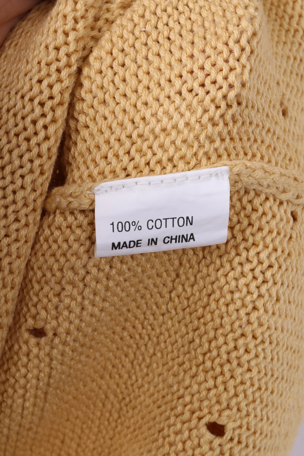 Freebody Womens S Sweater Knitwear Yellow Top Short Sleeve - Image 5
