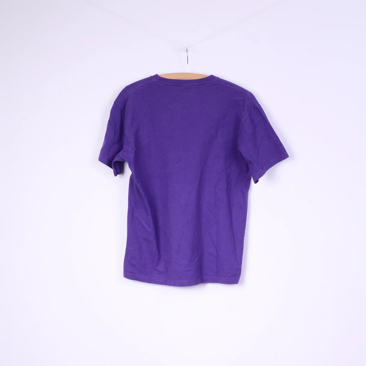 Fruit Of the Loom Surf Style Clear Water Beach Mens M T-Shirt Graphic Cotton Purple Crew Neck - Image 4
